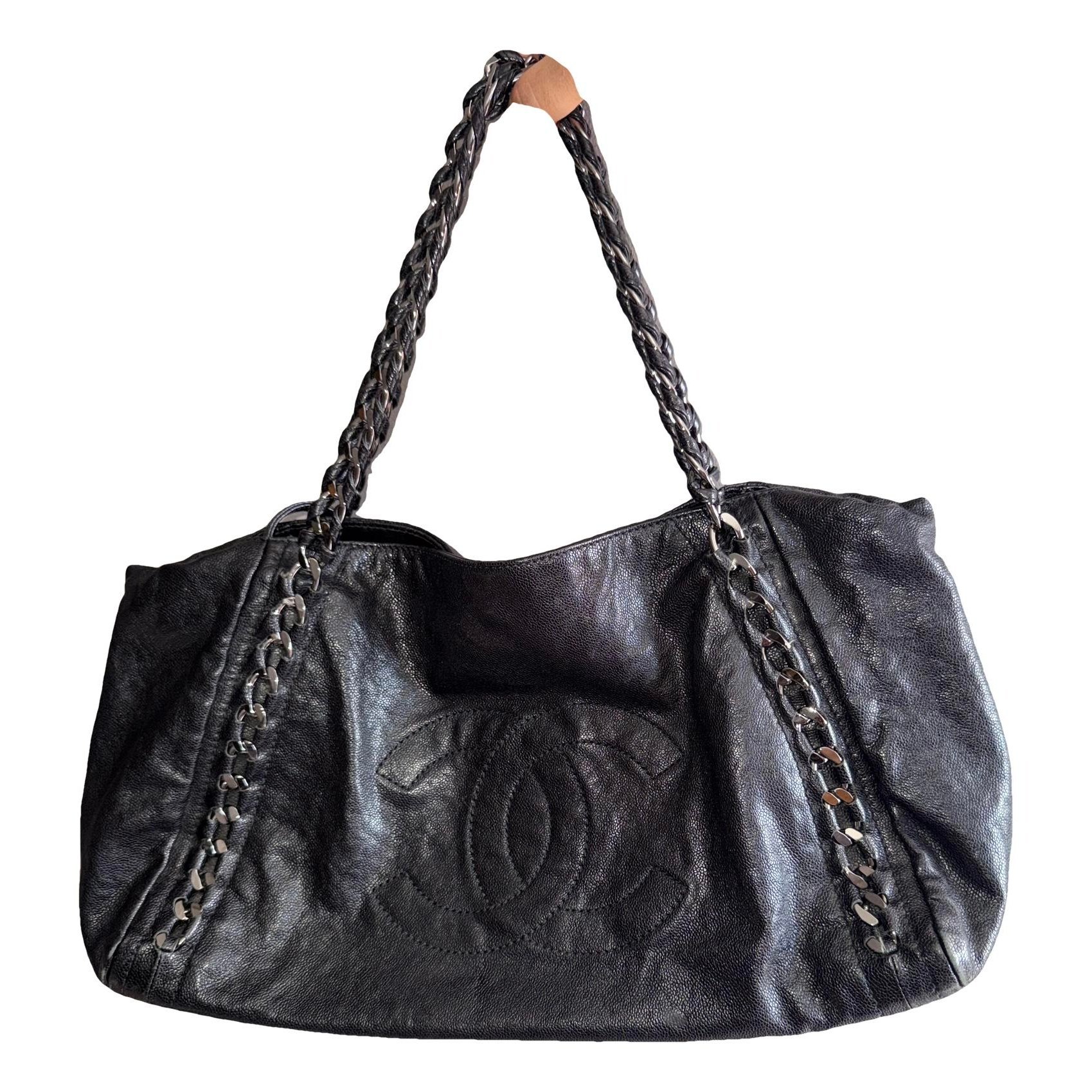 Grand shopping leather handbag