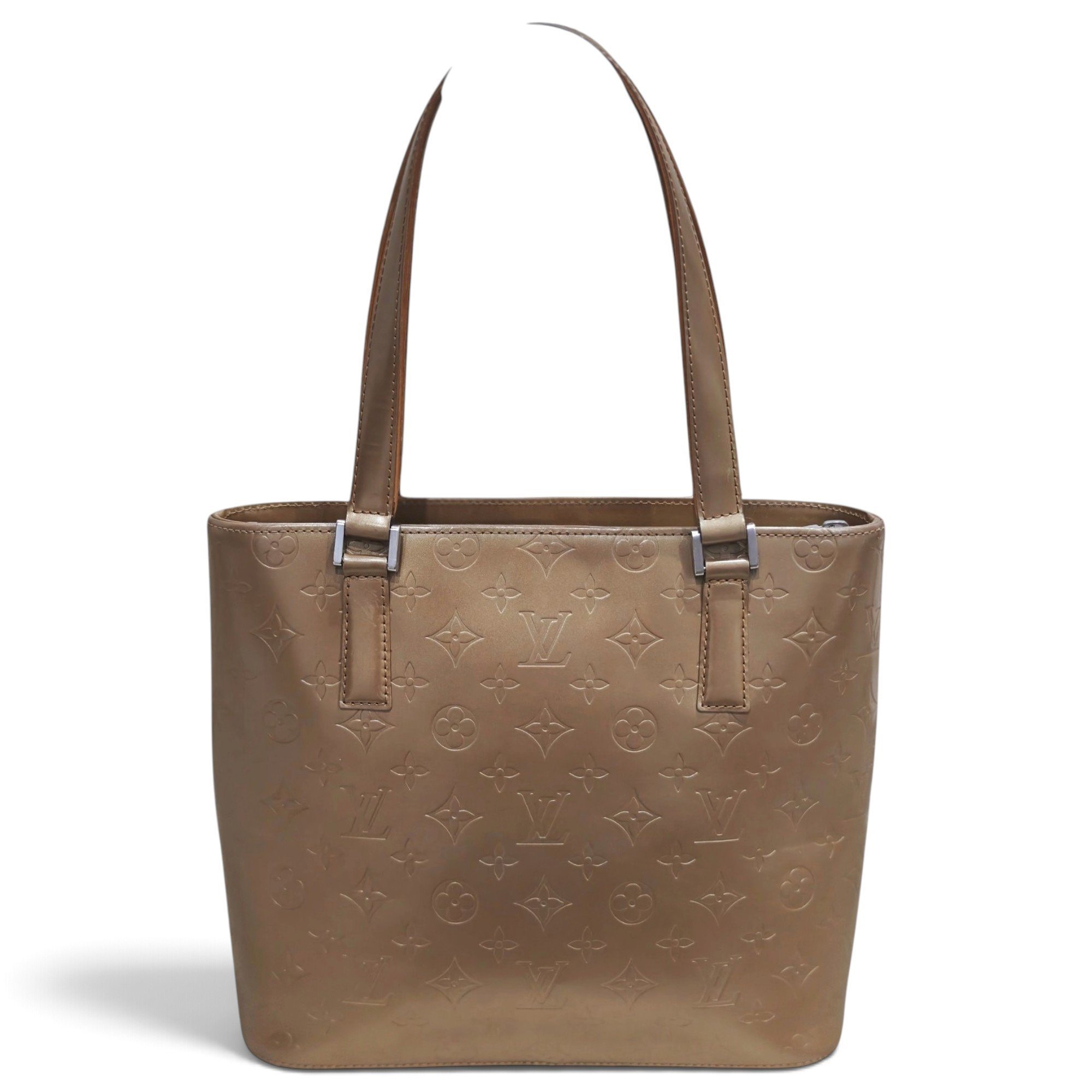 Stockton patent leather tote