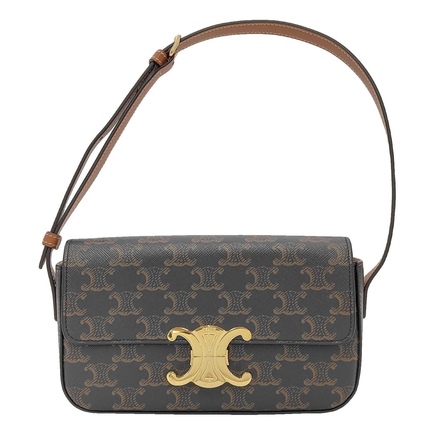 Triomphe leather handbag