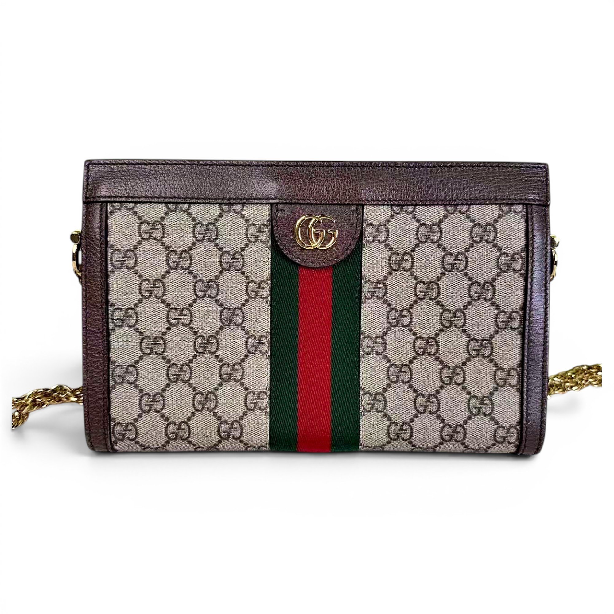 Ophidia leather crossbody bag