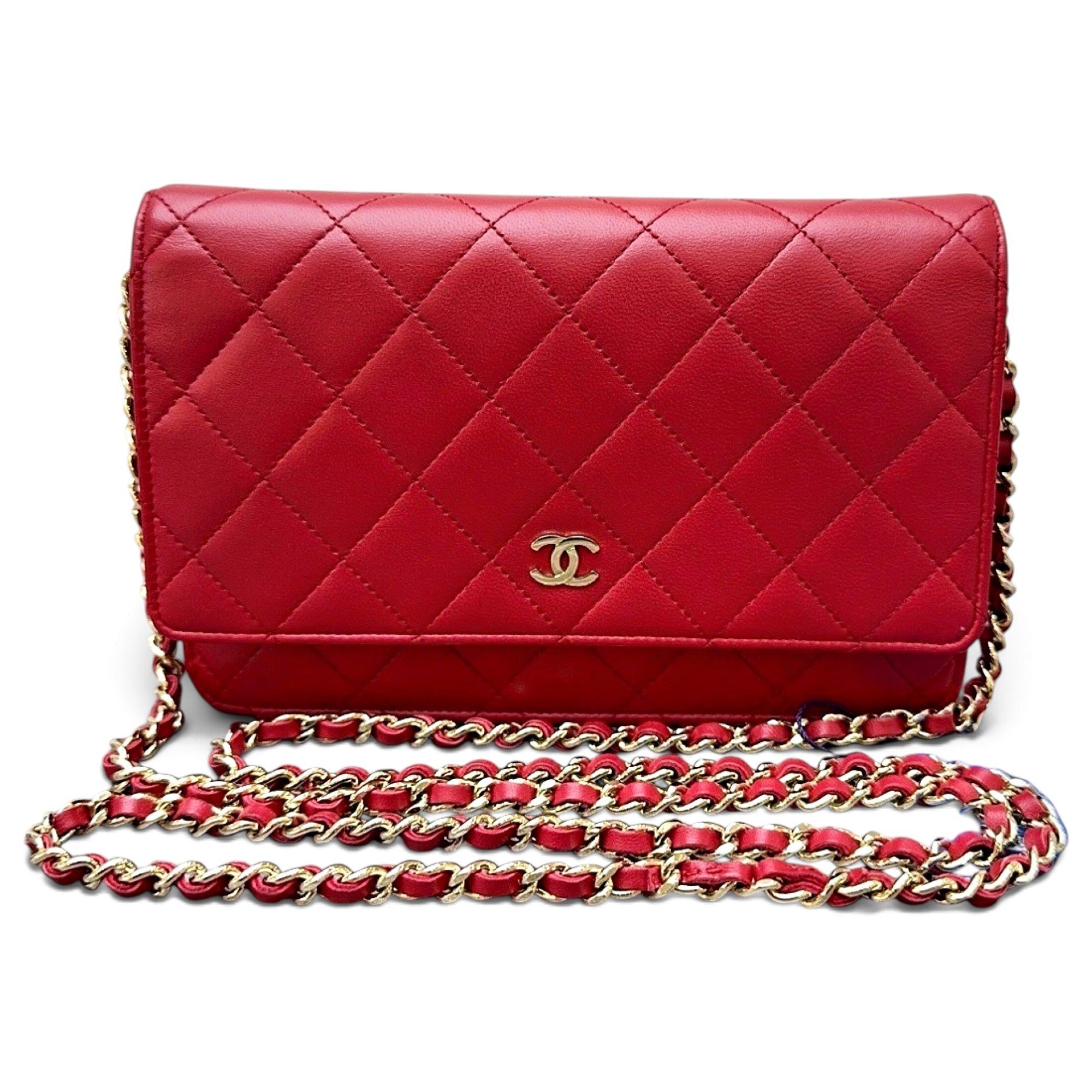 Wallet On Chain Timeless/Classique leather crossbody bag