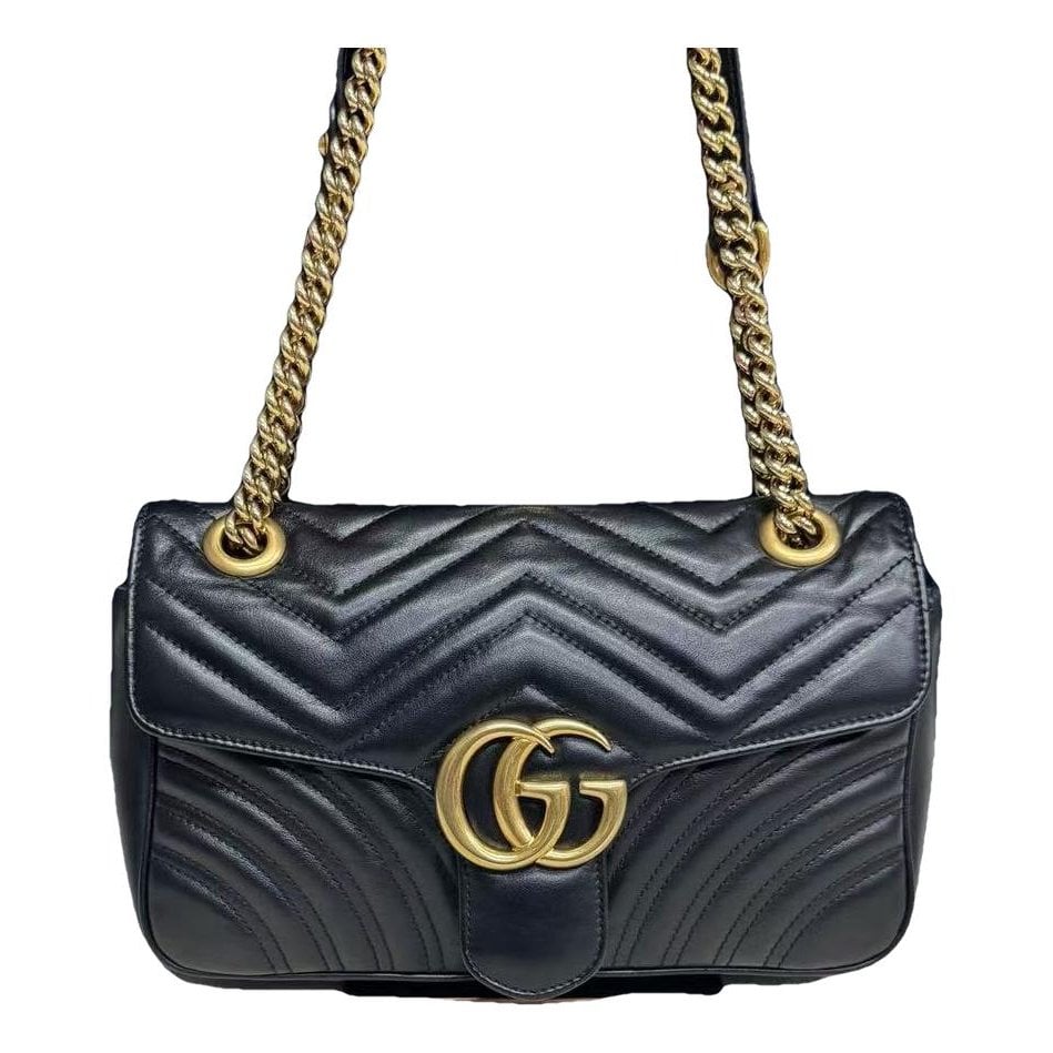 GG Marmont Flap leather crossbody bag