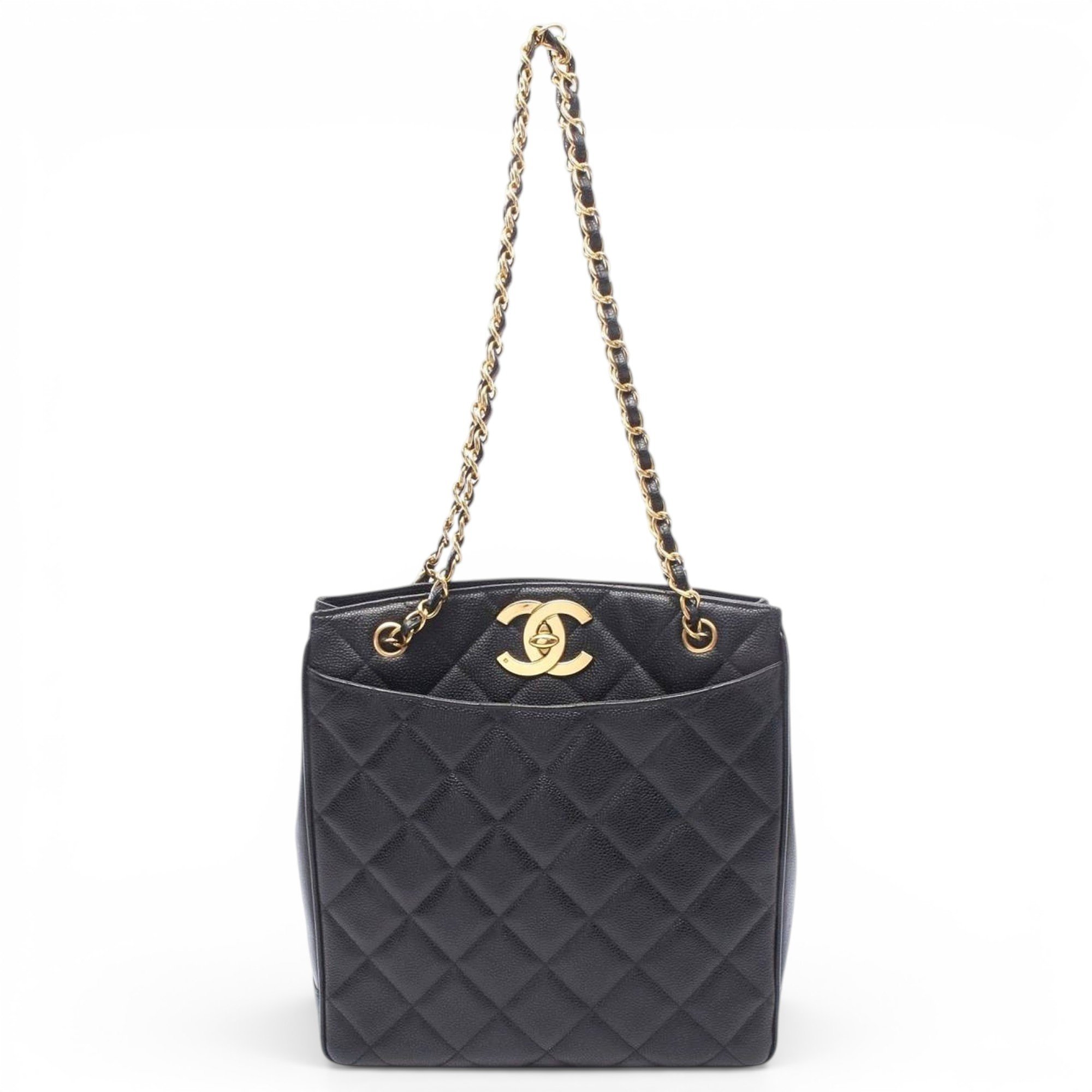 Leather tote