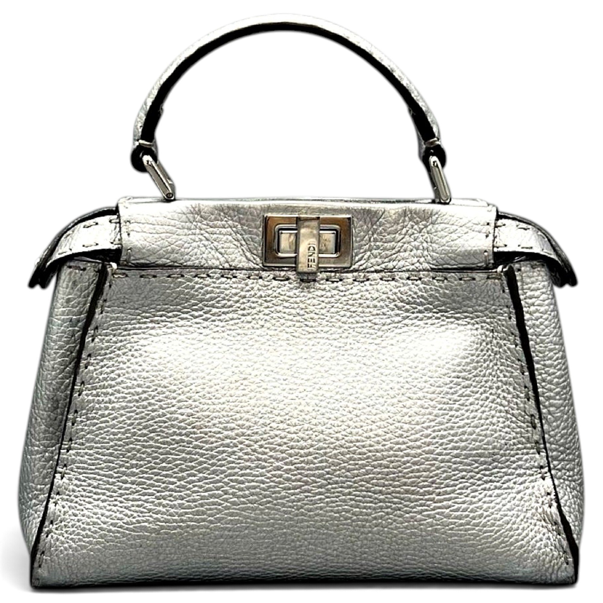 Peekaboo leather handbag
