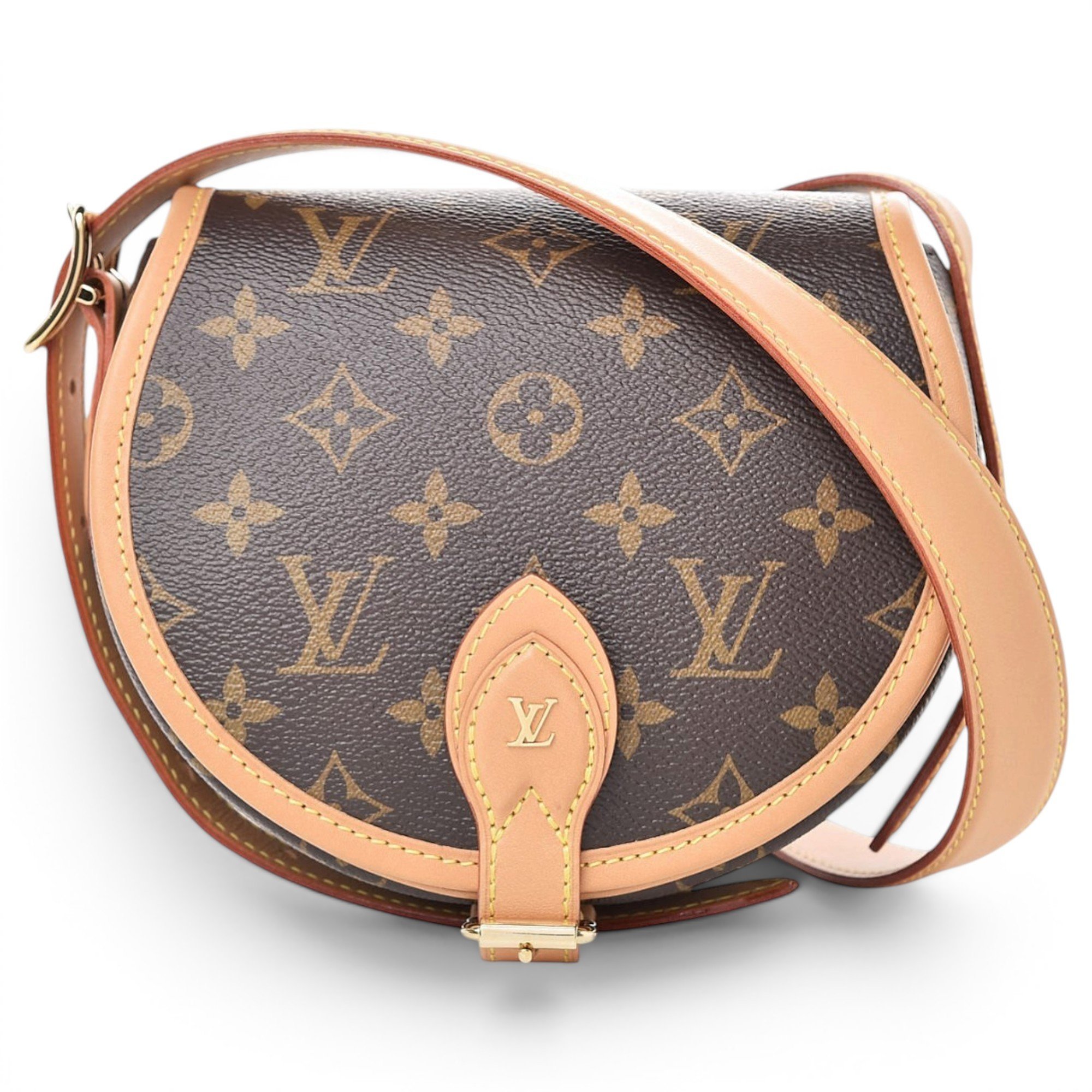 Tambourin leather crossbody bag