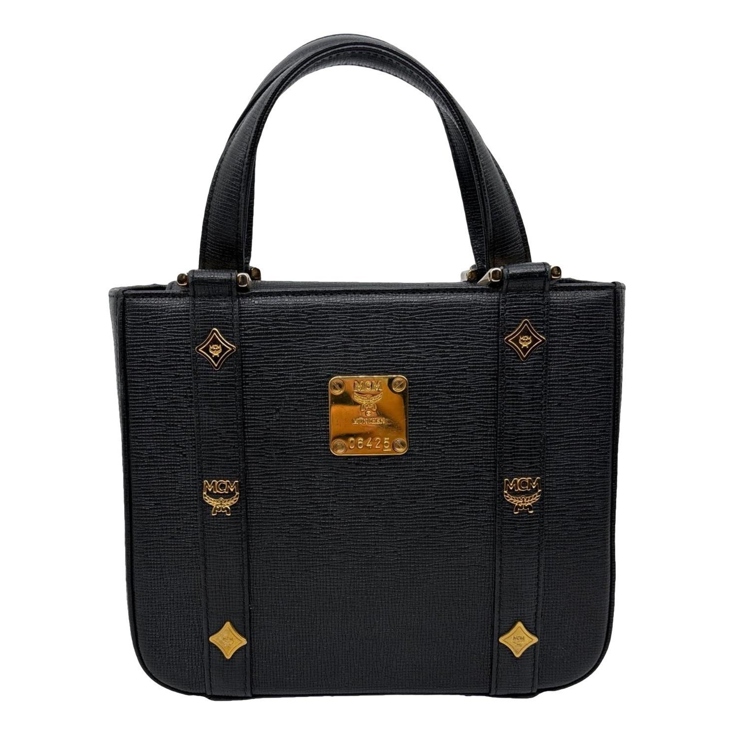 Leather tote