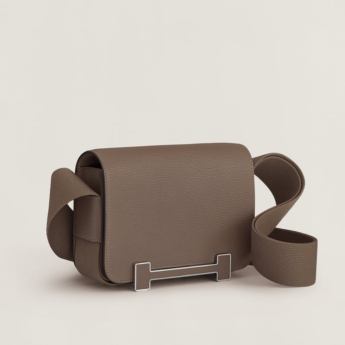Étoupe Hermès Geta Bag