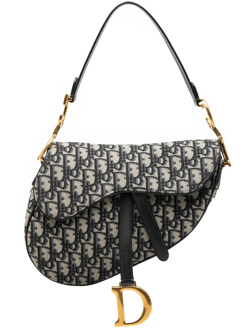 2019 Oblique Canvas Saddle Bag shoulder bag