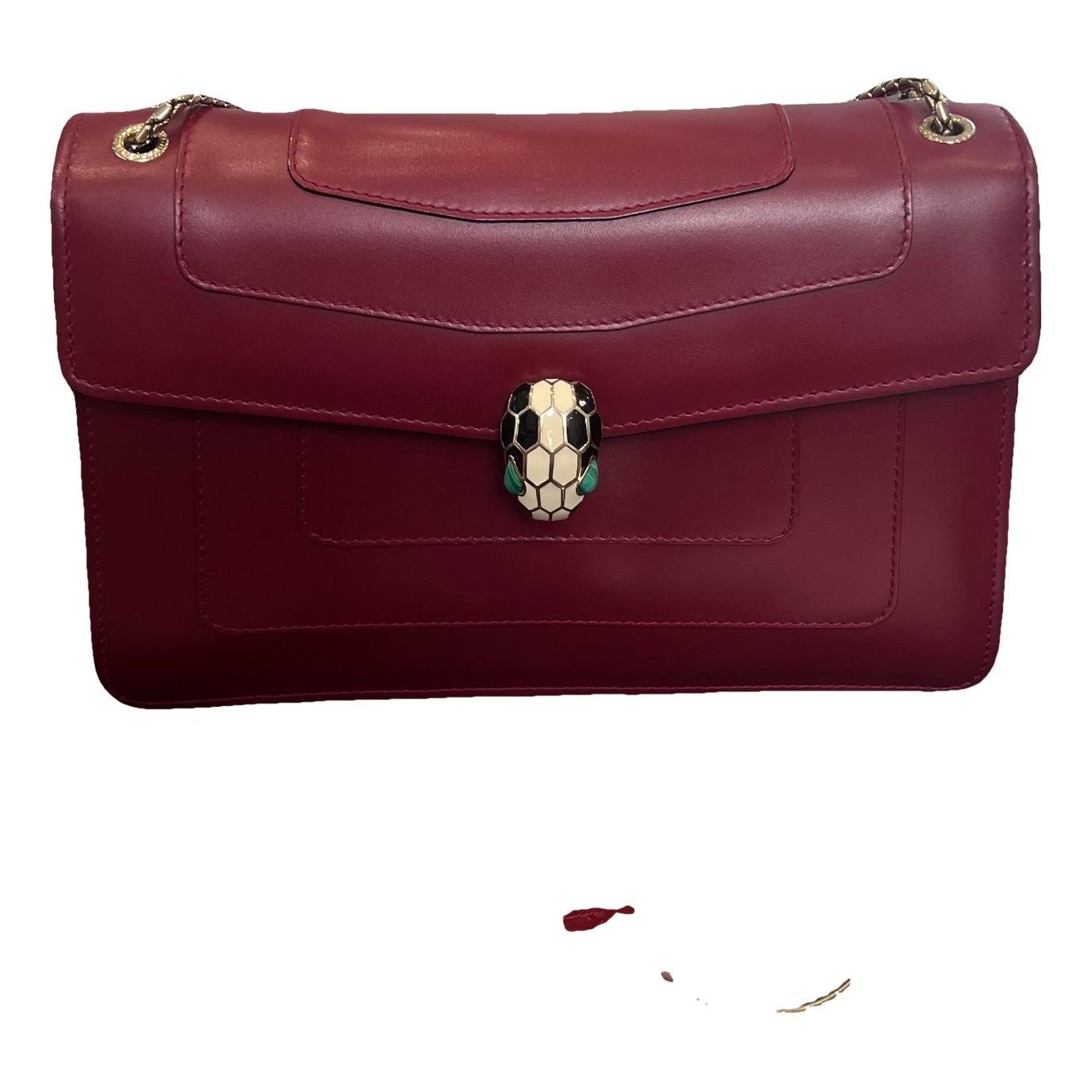 Bvlgari Serpenti leather handbag