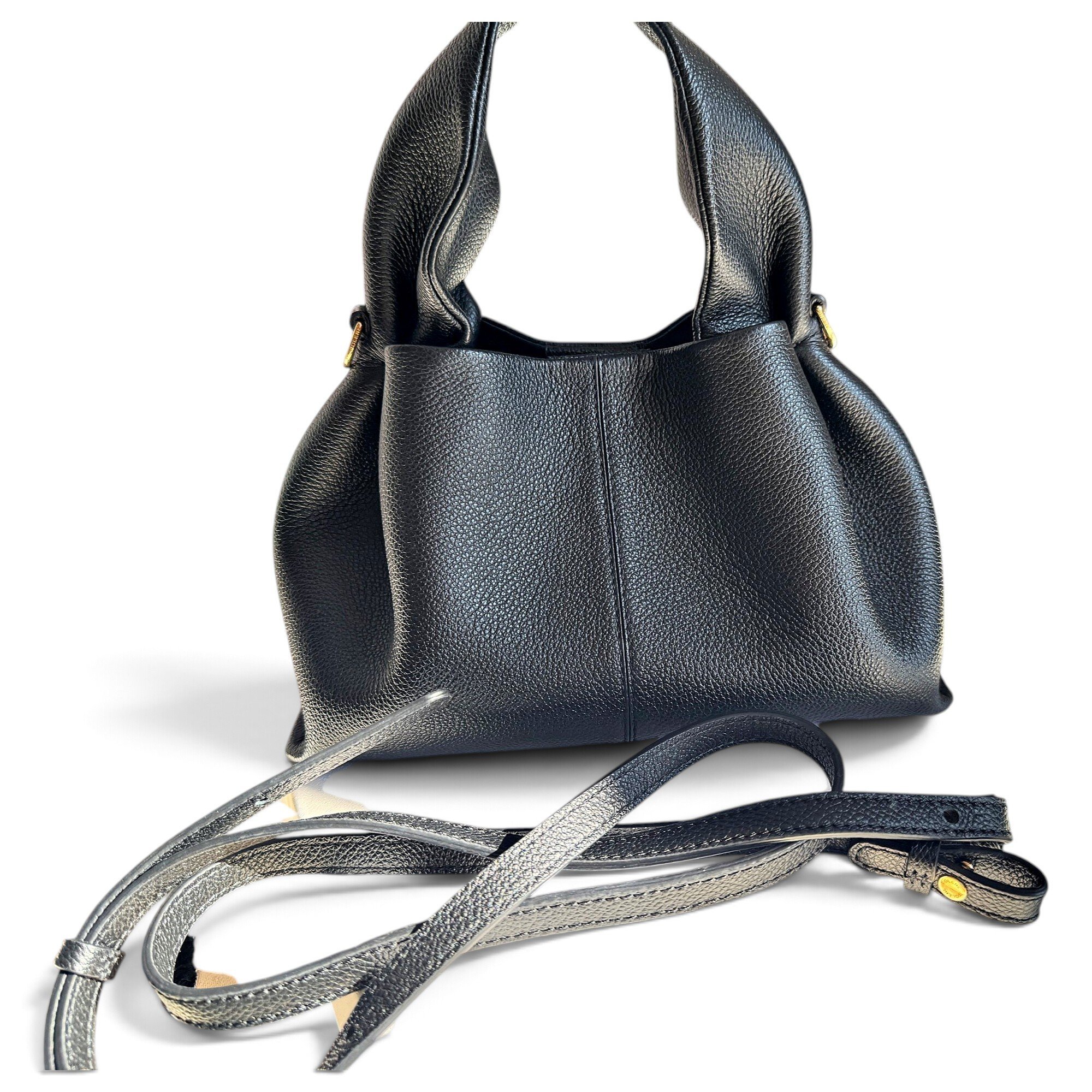 Polene Numéro Neuf leather crossbody bag