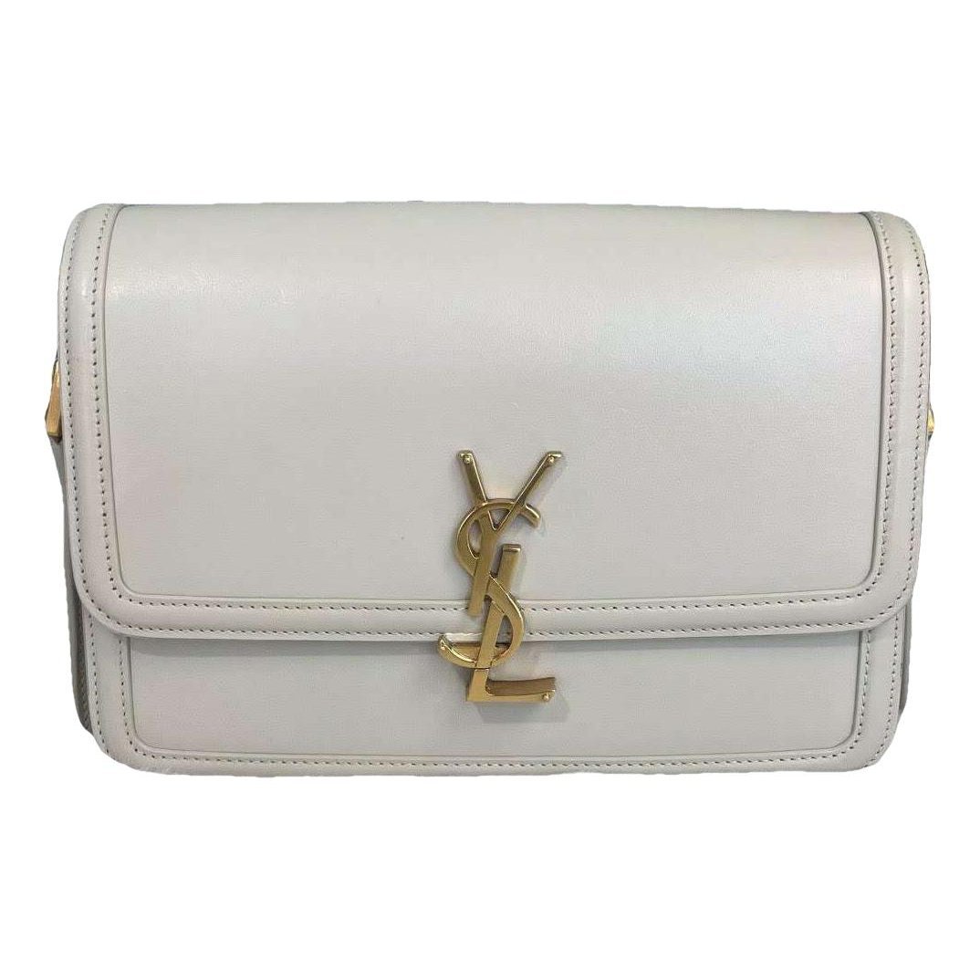 Solférino leather handbag