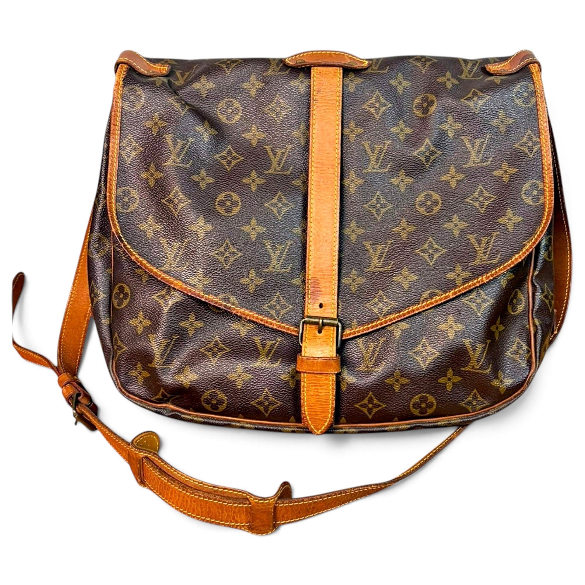 Saumur leather crossbody bag