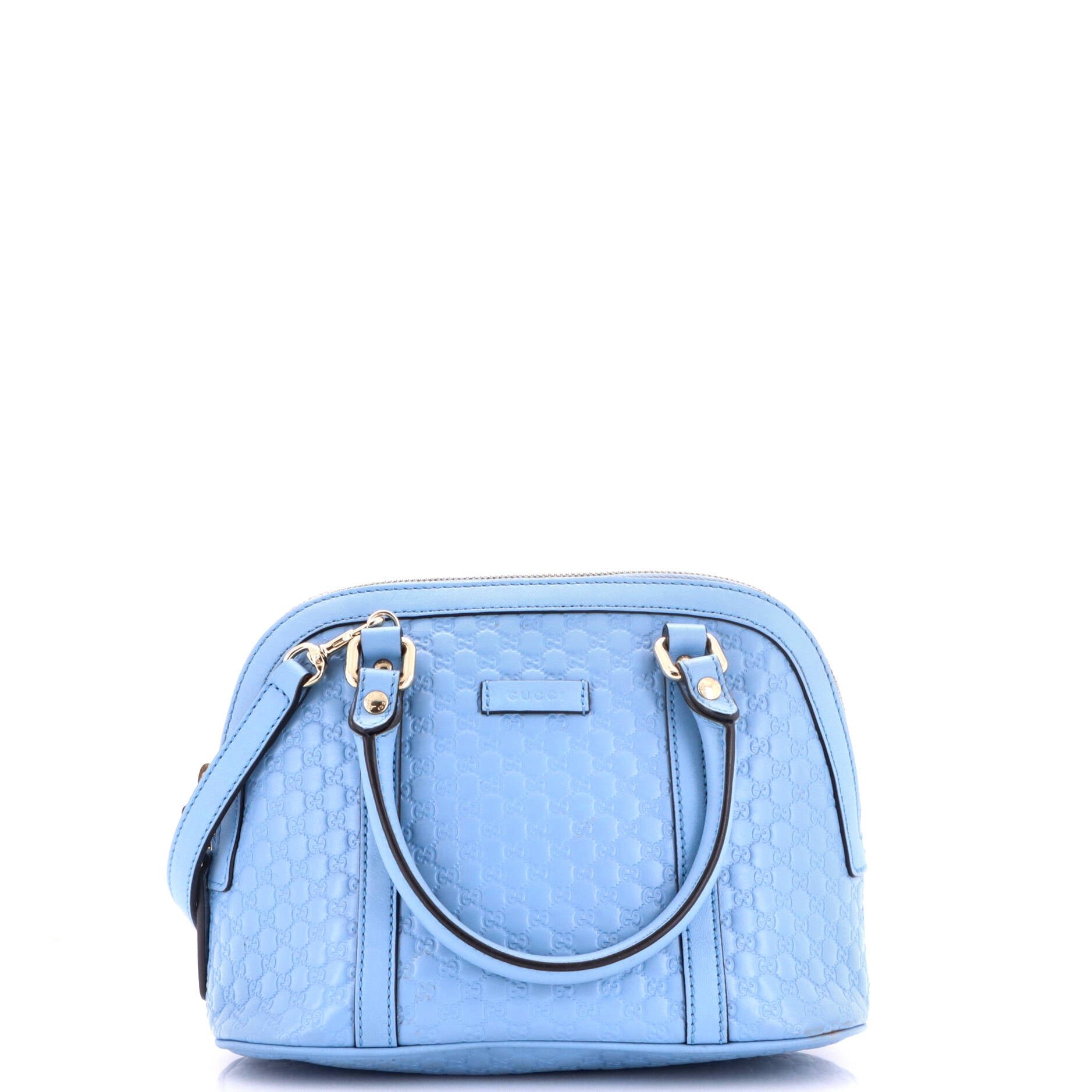 Convertible Dome Satchel Microguccissima Leather Mini