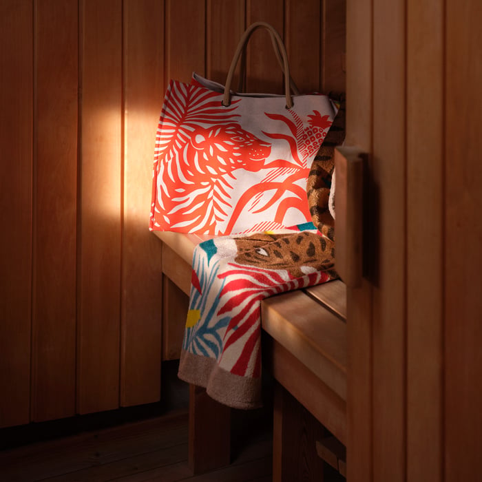 Tigre a l'Ananas Beach Bag
