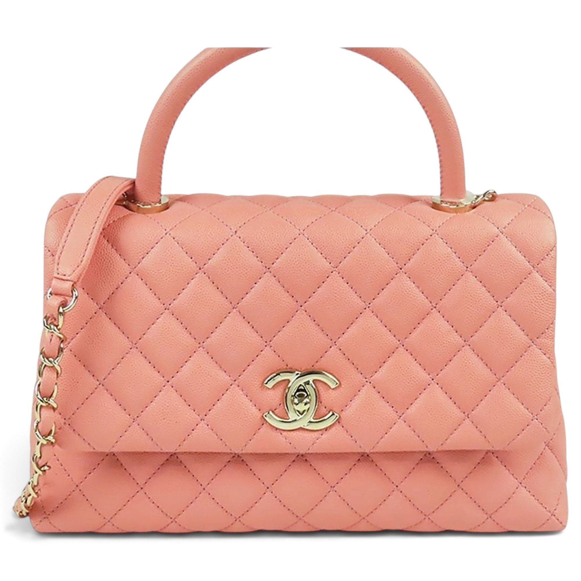 Coco Handle leather handbag