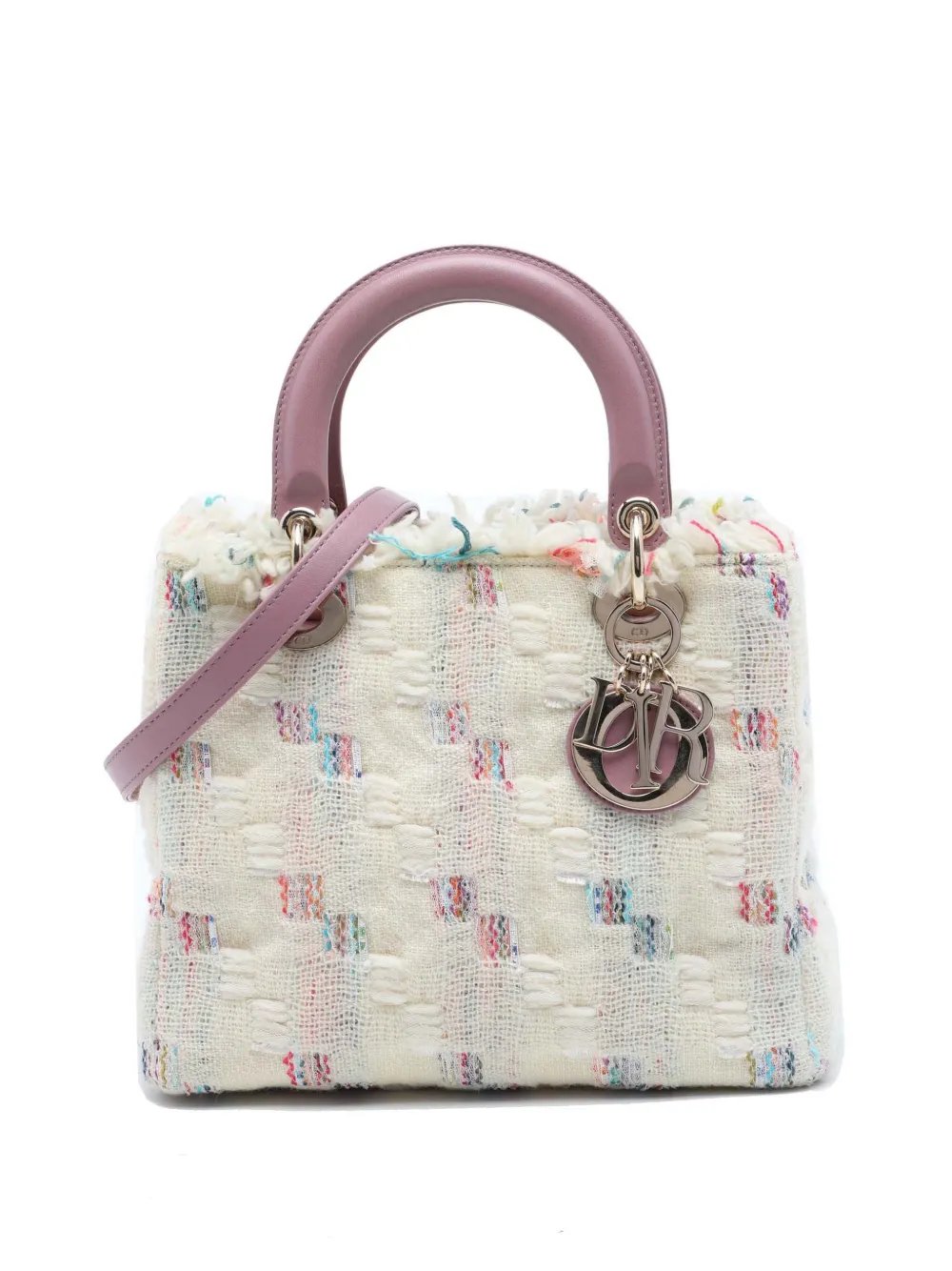 2012 Medium Tweed Lady Dior satchel