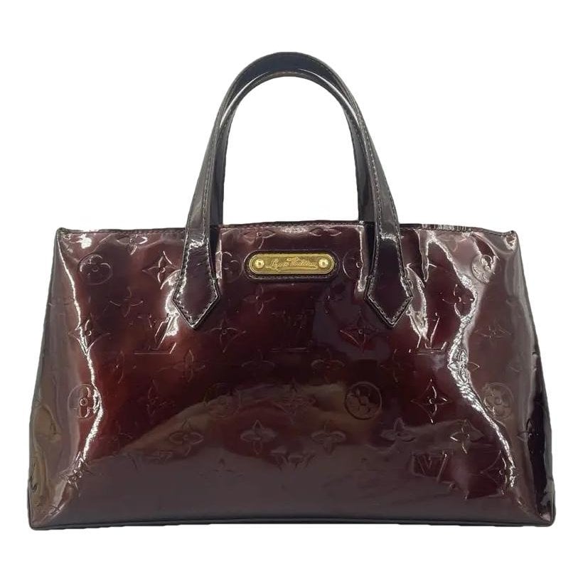 Wilshire patent leather handbag