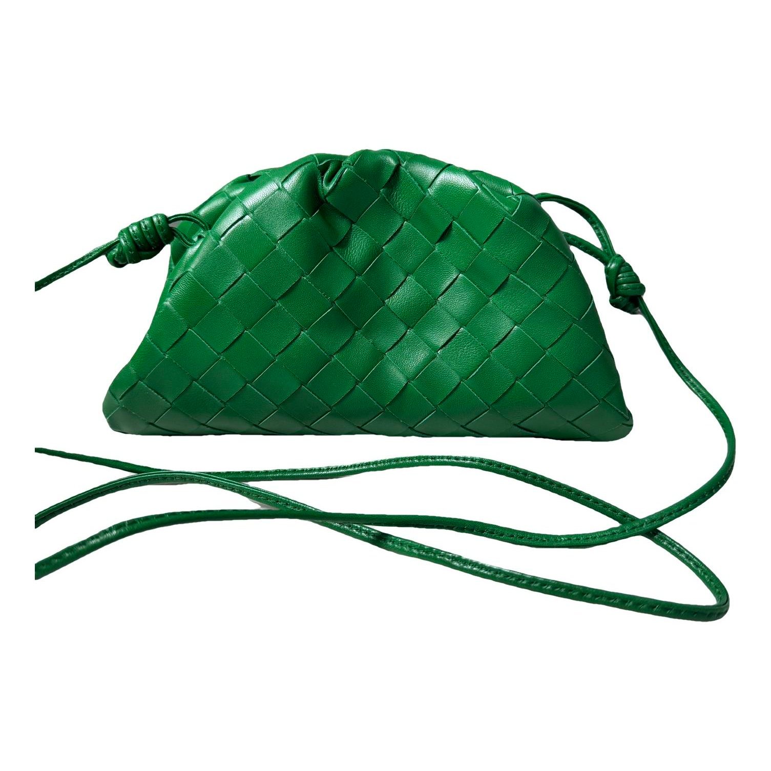 Pouch leather handbag