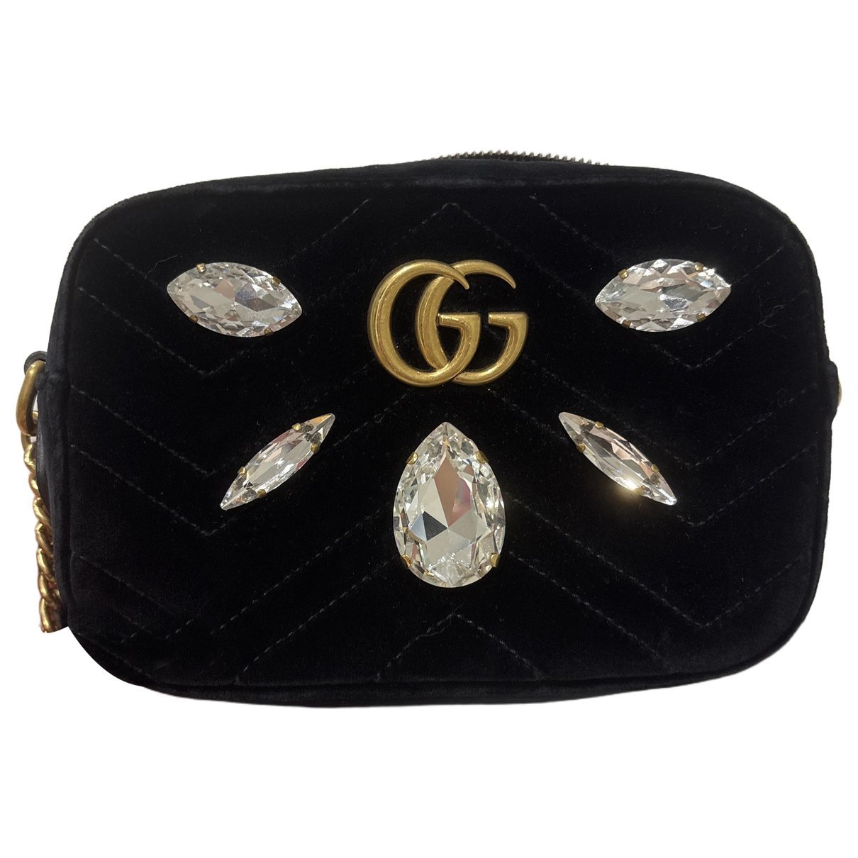 GG Marmont velvet crossbody bag