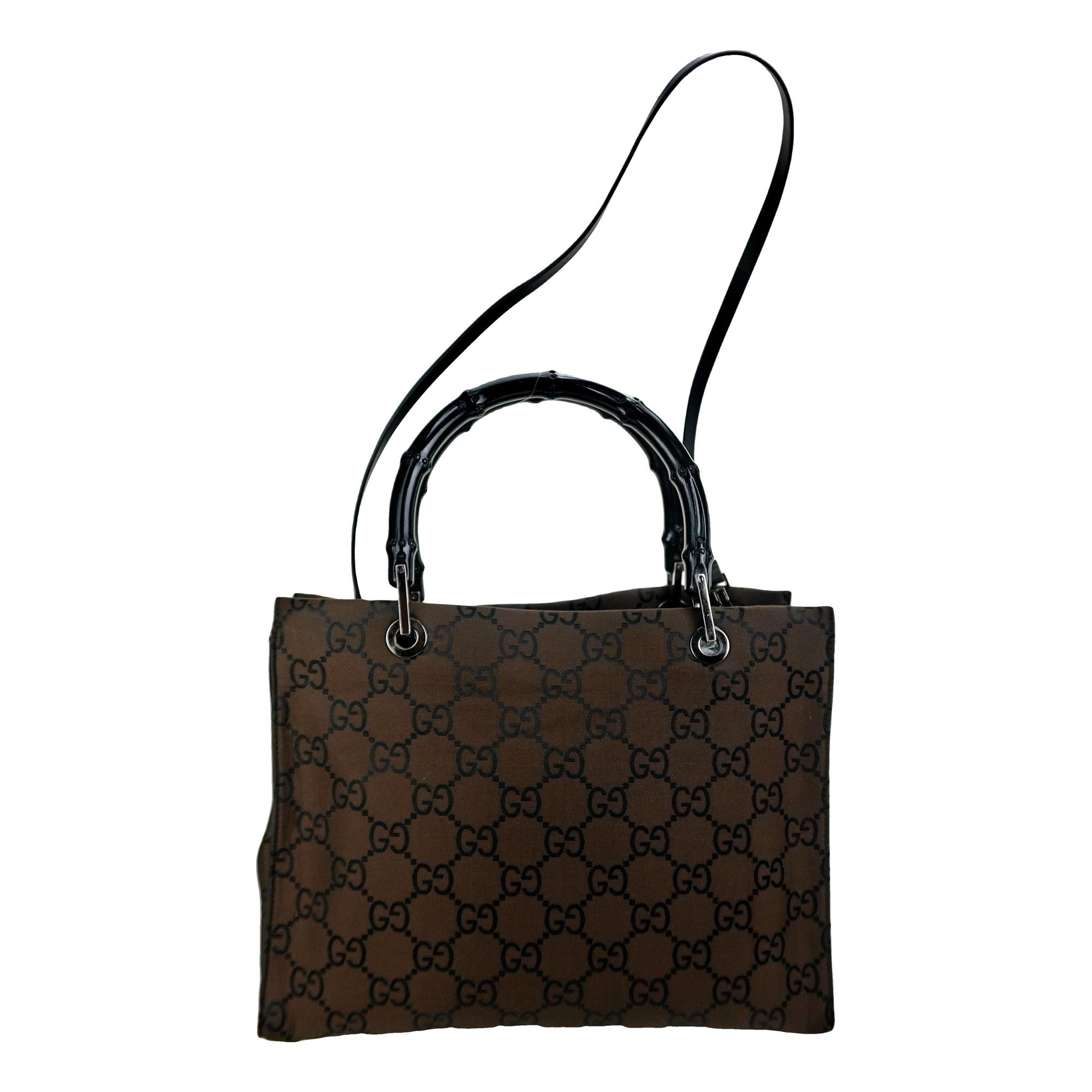 Bamboo Top Handle handbag