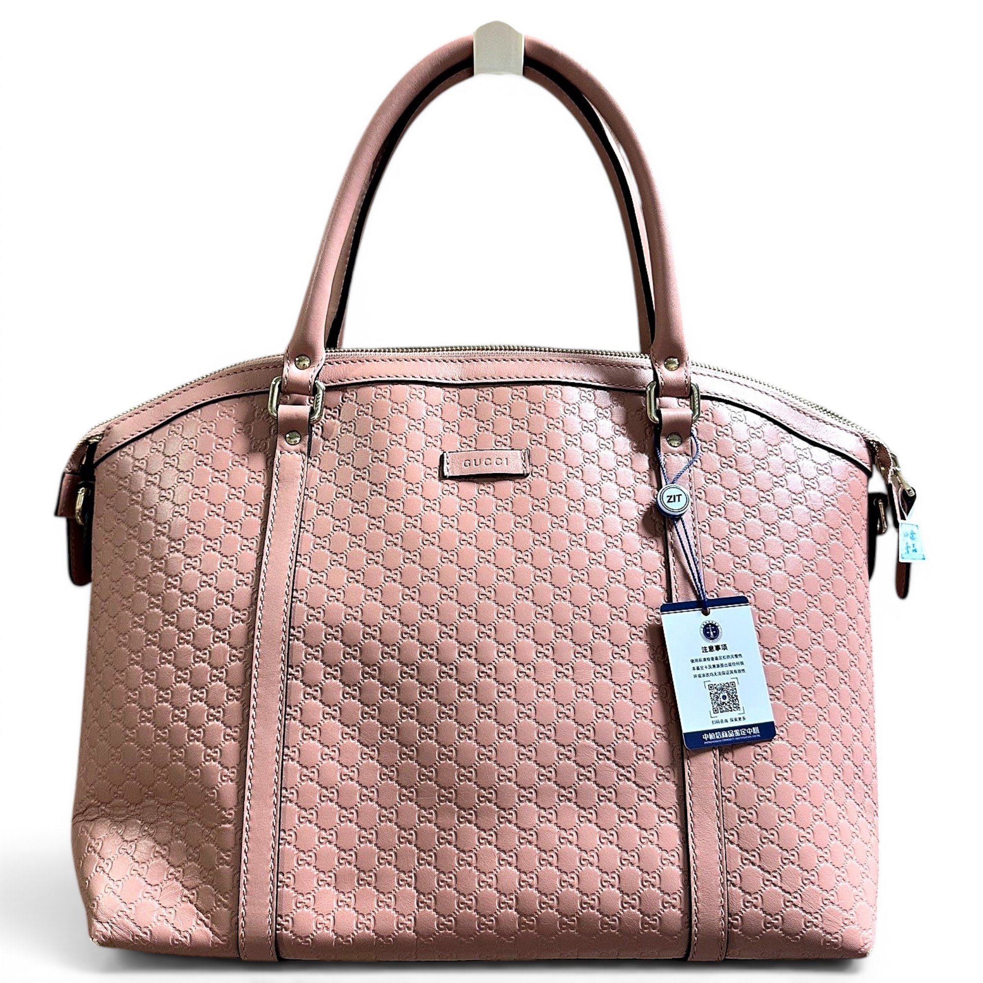 Dôme leather handbag