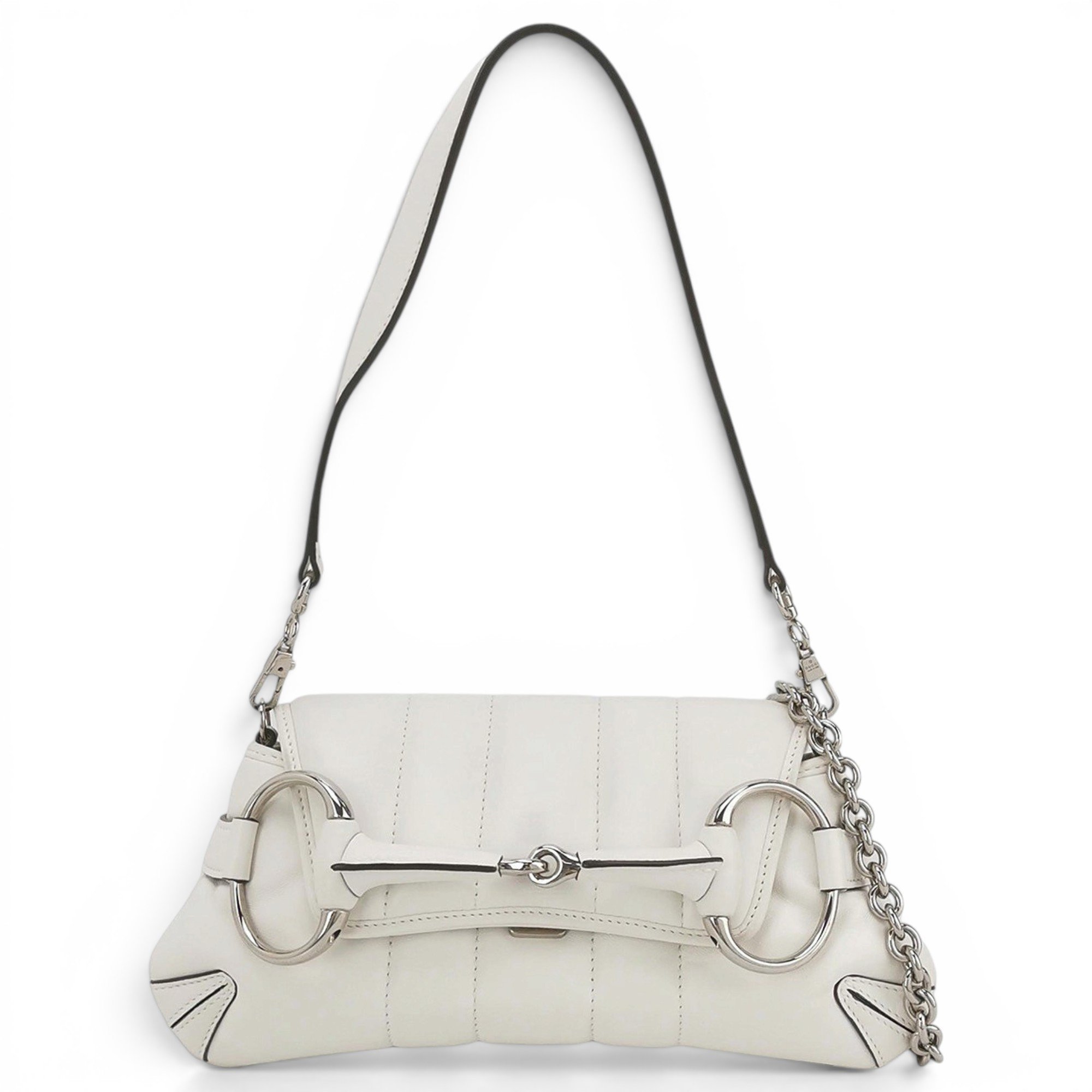 Horsebit Chain leather handbag