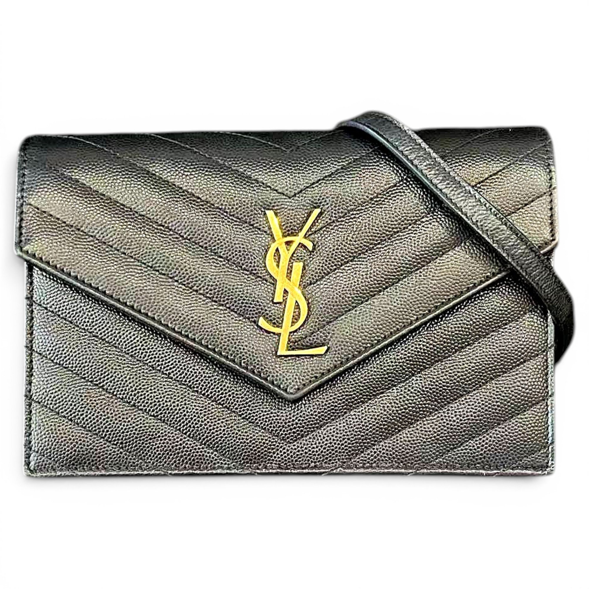 Portefeuille enveloppe leather handbag