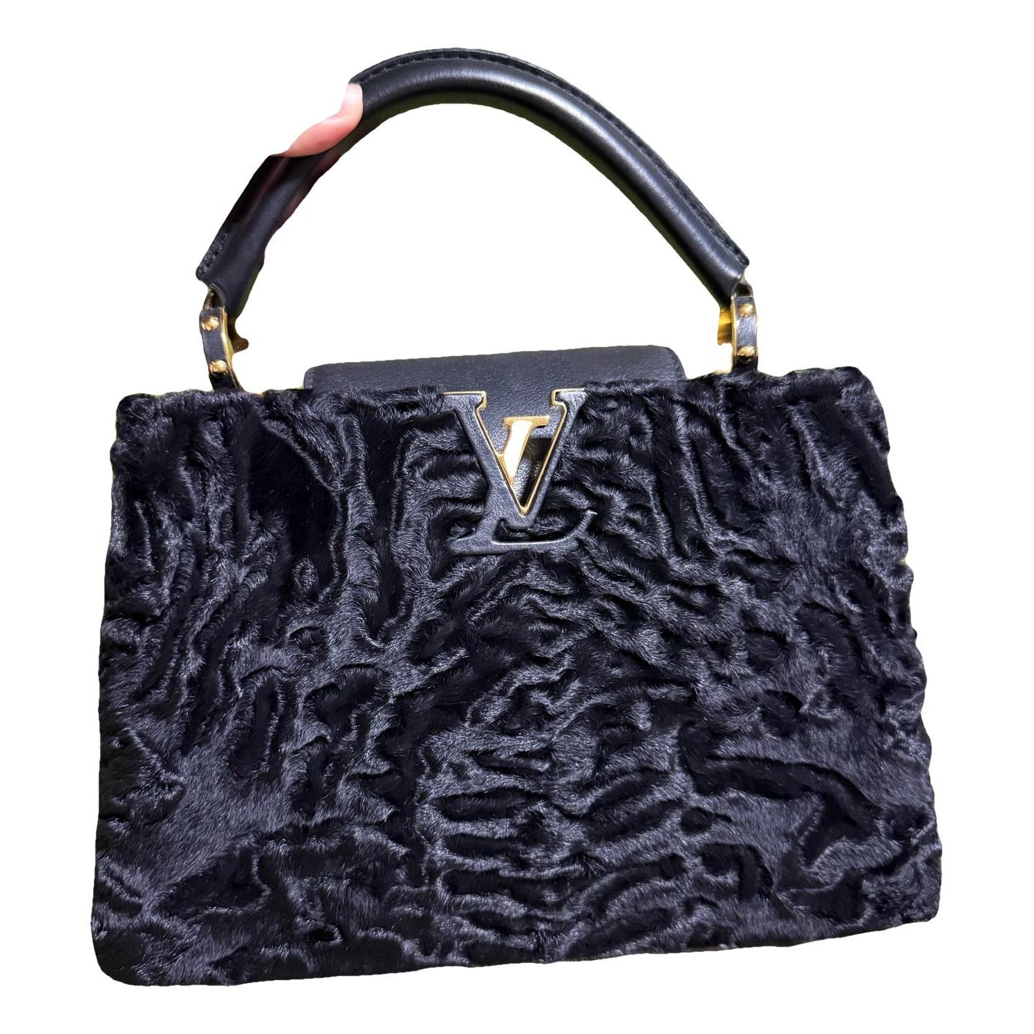 Capucines leather handbag