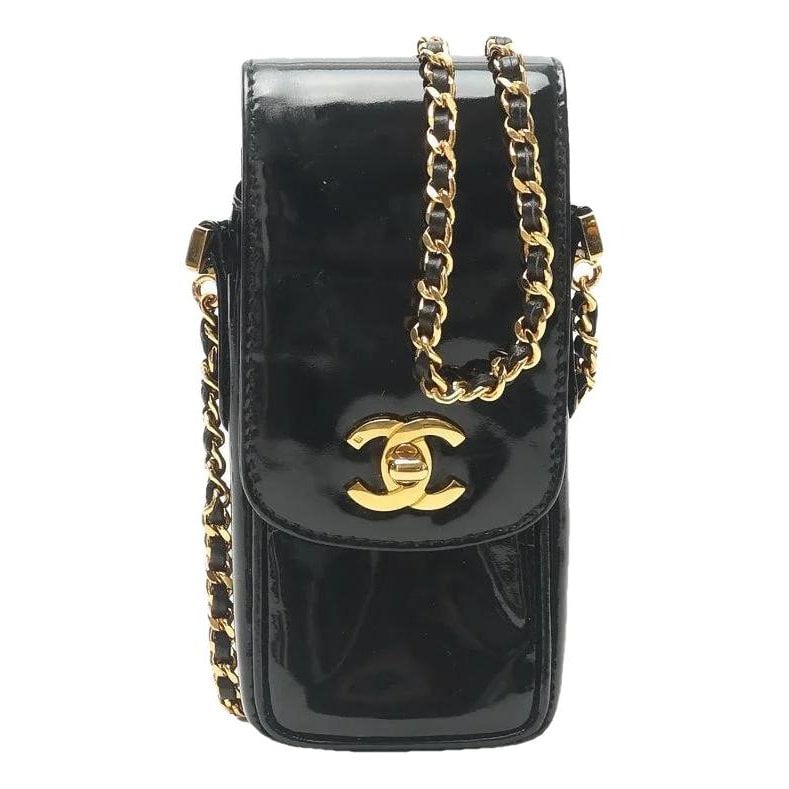 Patent leather crossbody bag