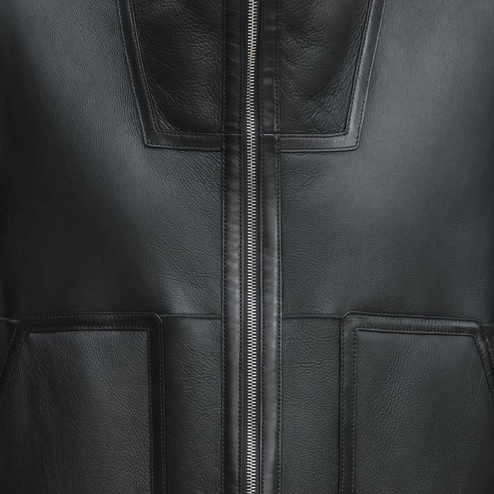 Noir Reversible Sleeveless Jacket