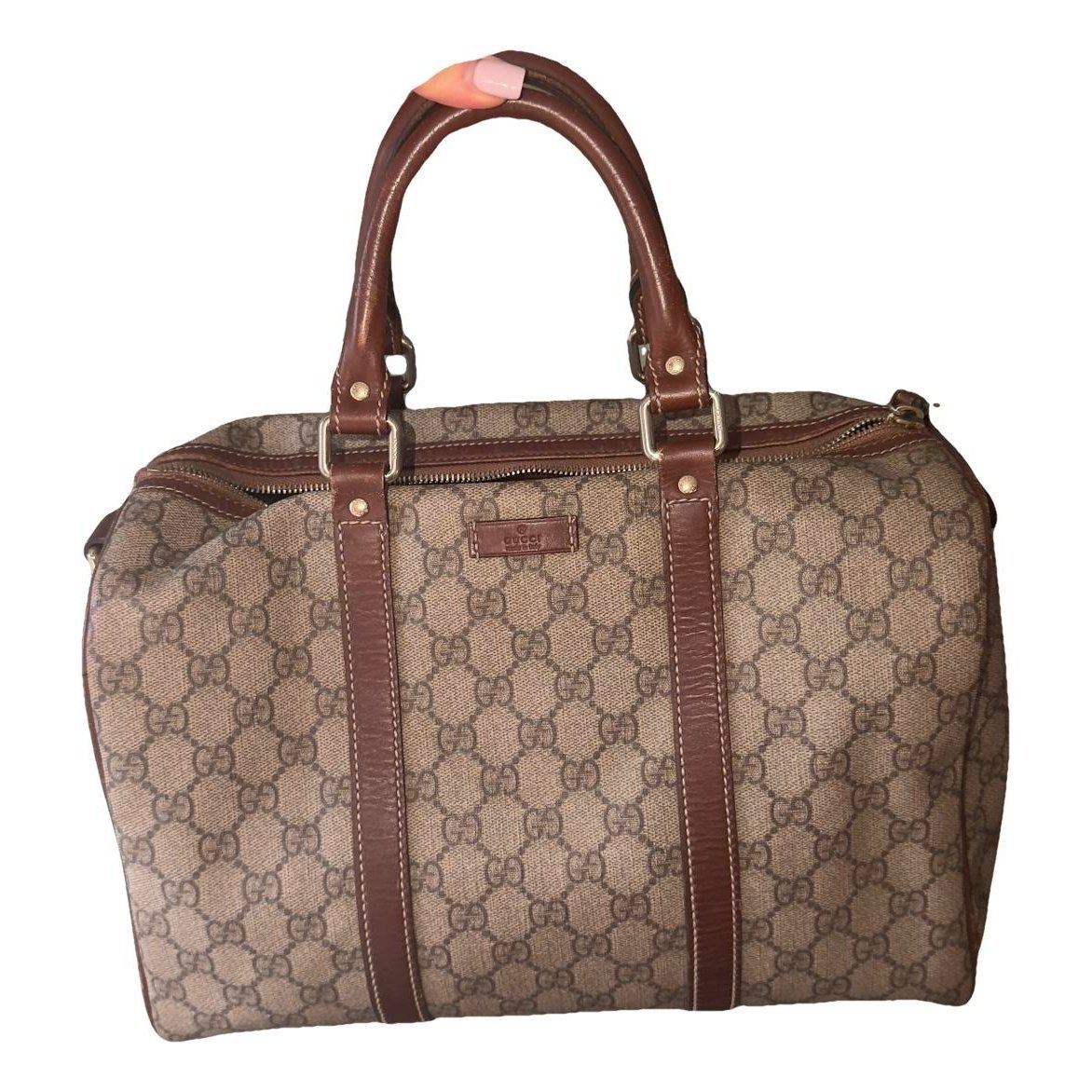 Boston leather handbag