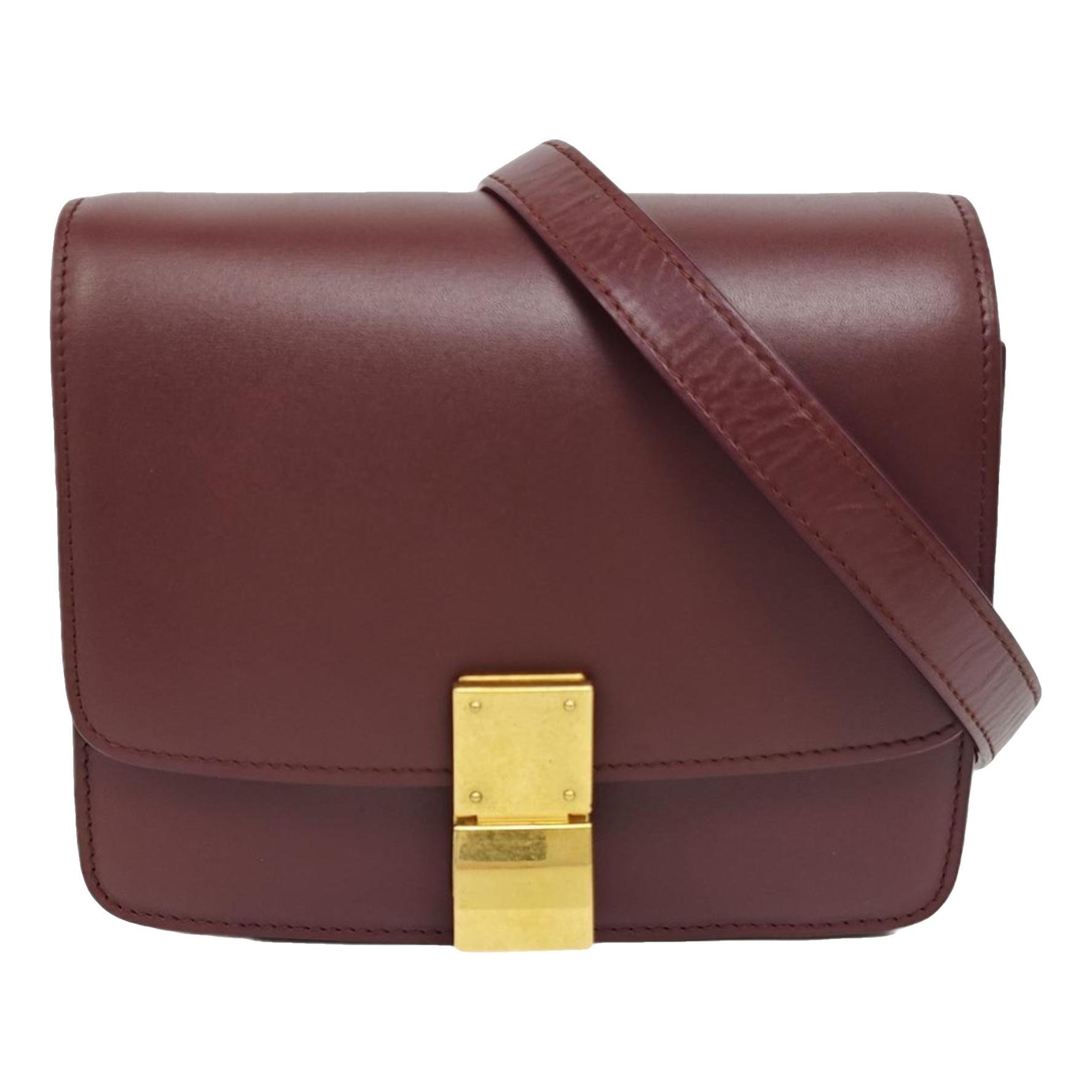 Classic leather handbag