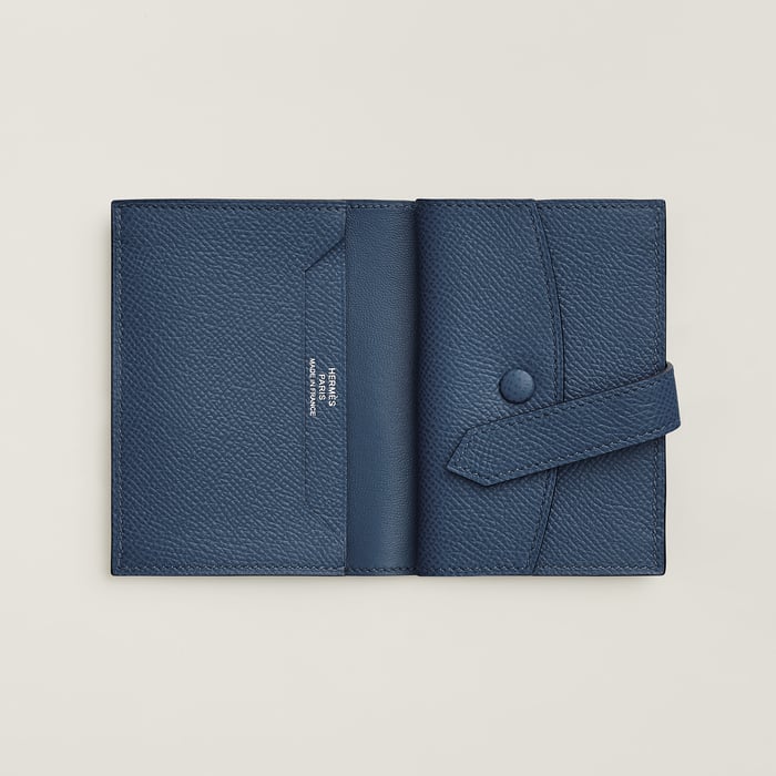 Navy Bearn Mini Wallet