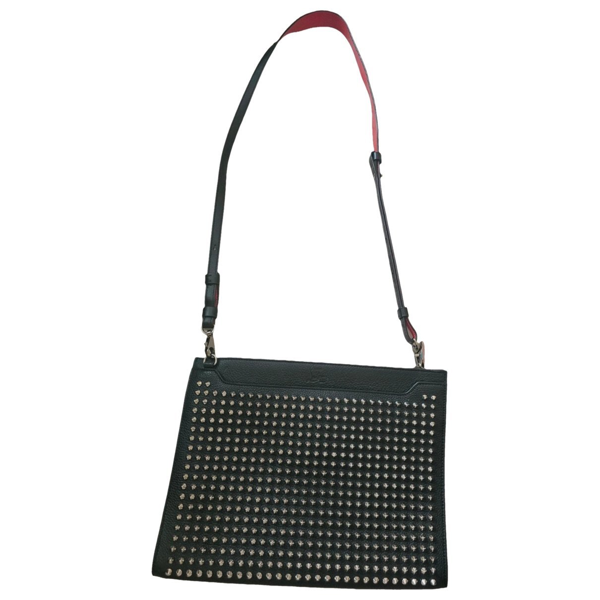 Leather clutch bag