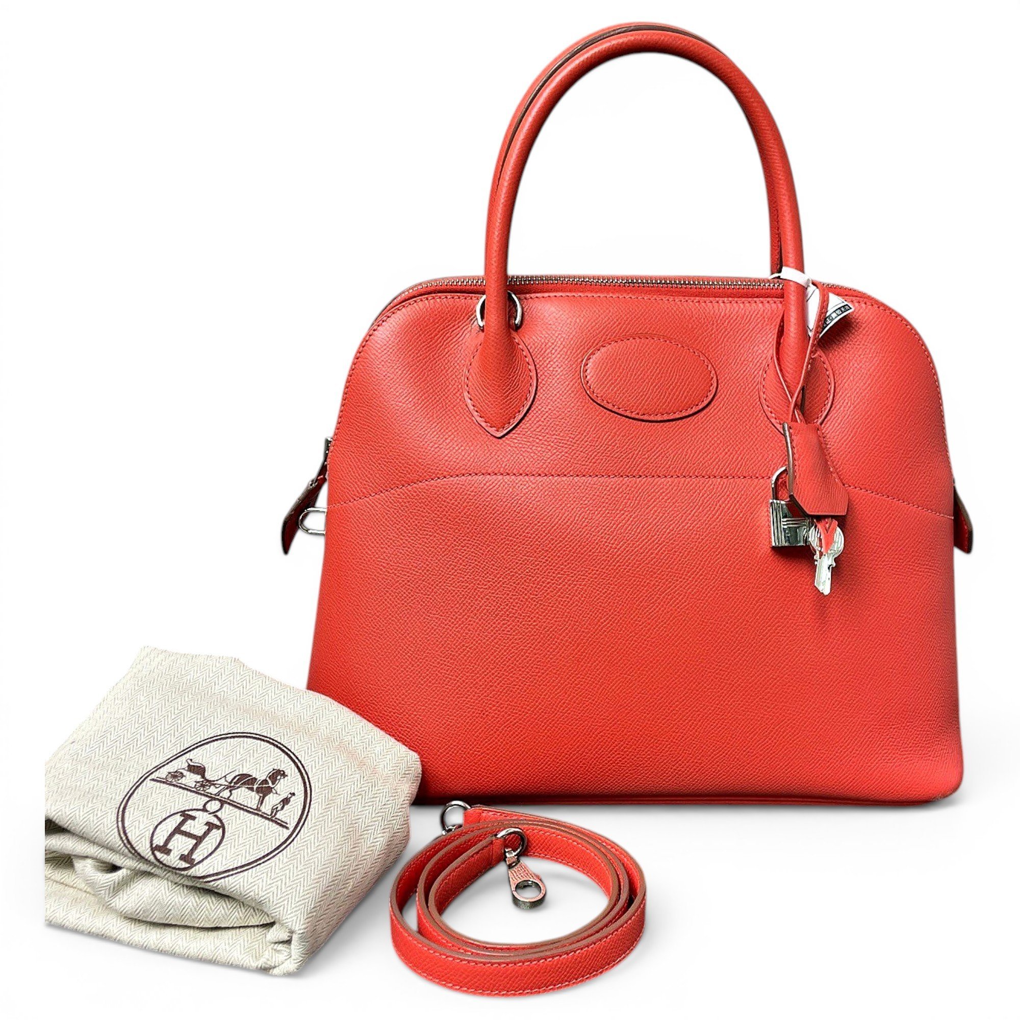 Bolide leather handbag