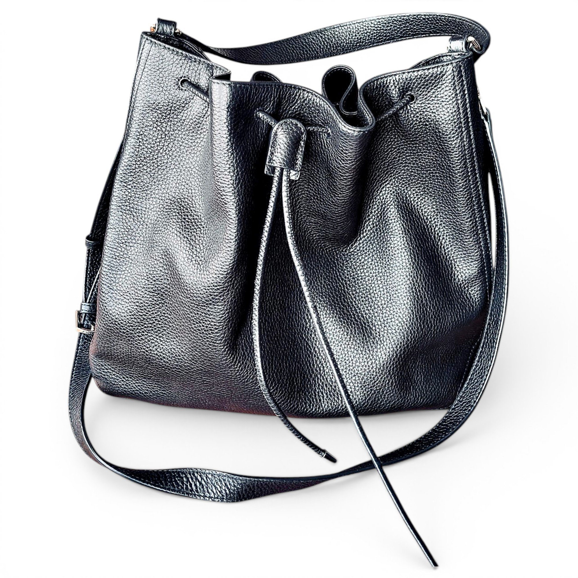 Leather handbag