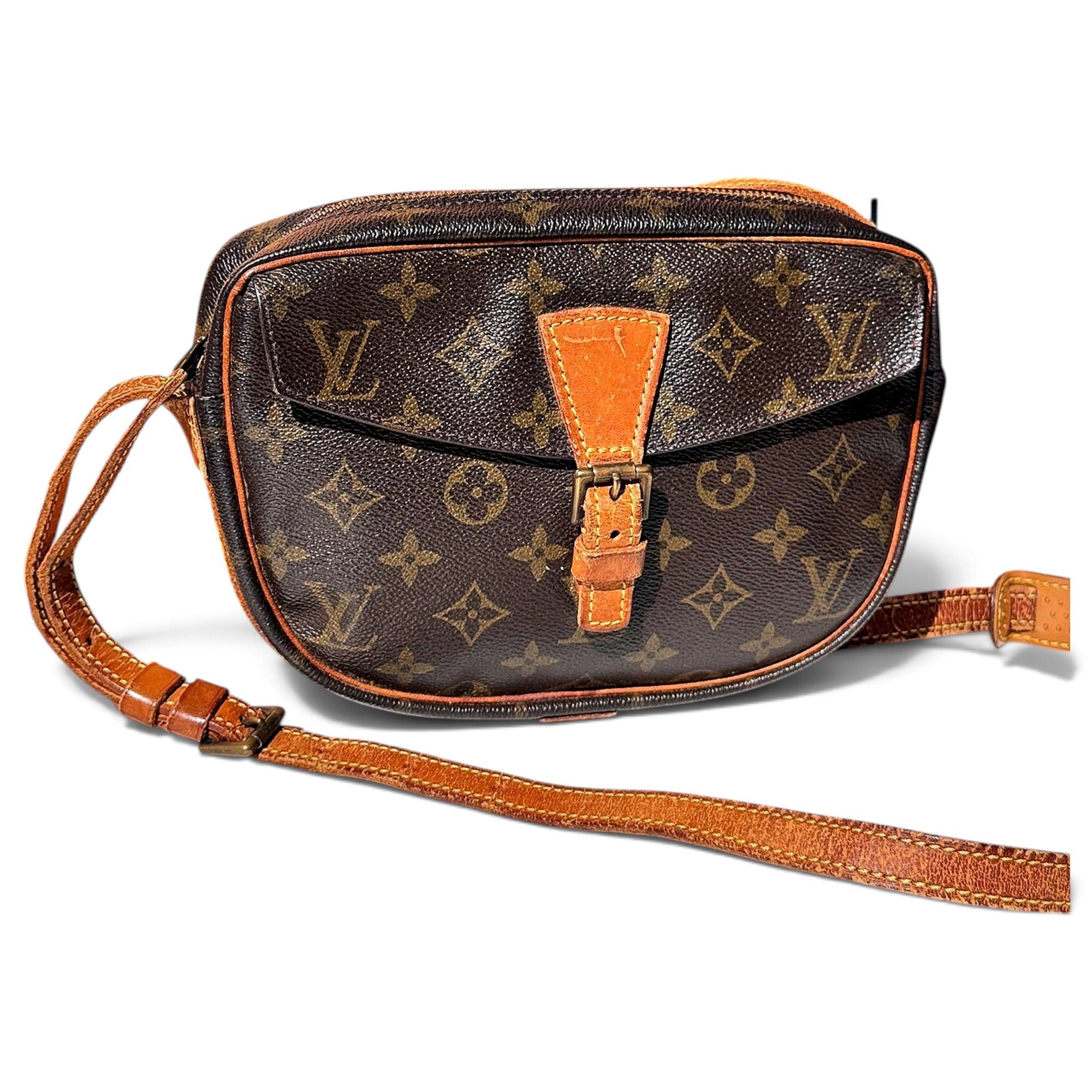 Jeune fille leather crossbody bag