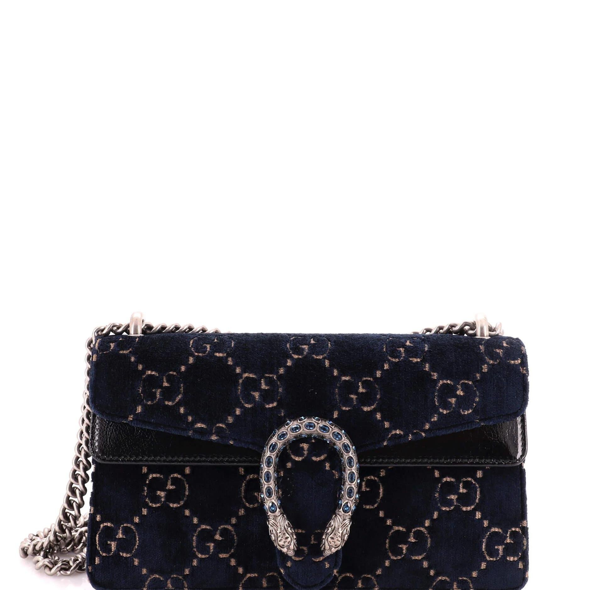 Velvet handbag