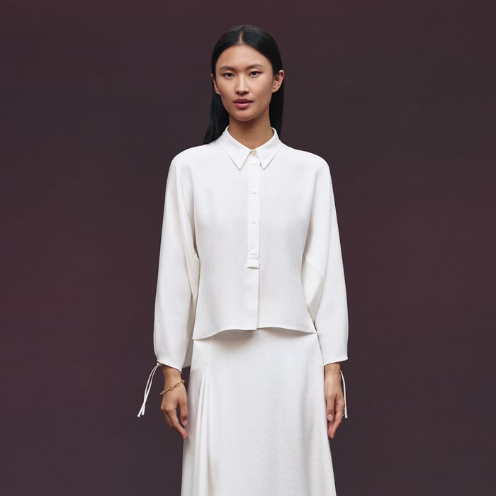 Blanc Cassé Silk Blouse