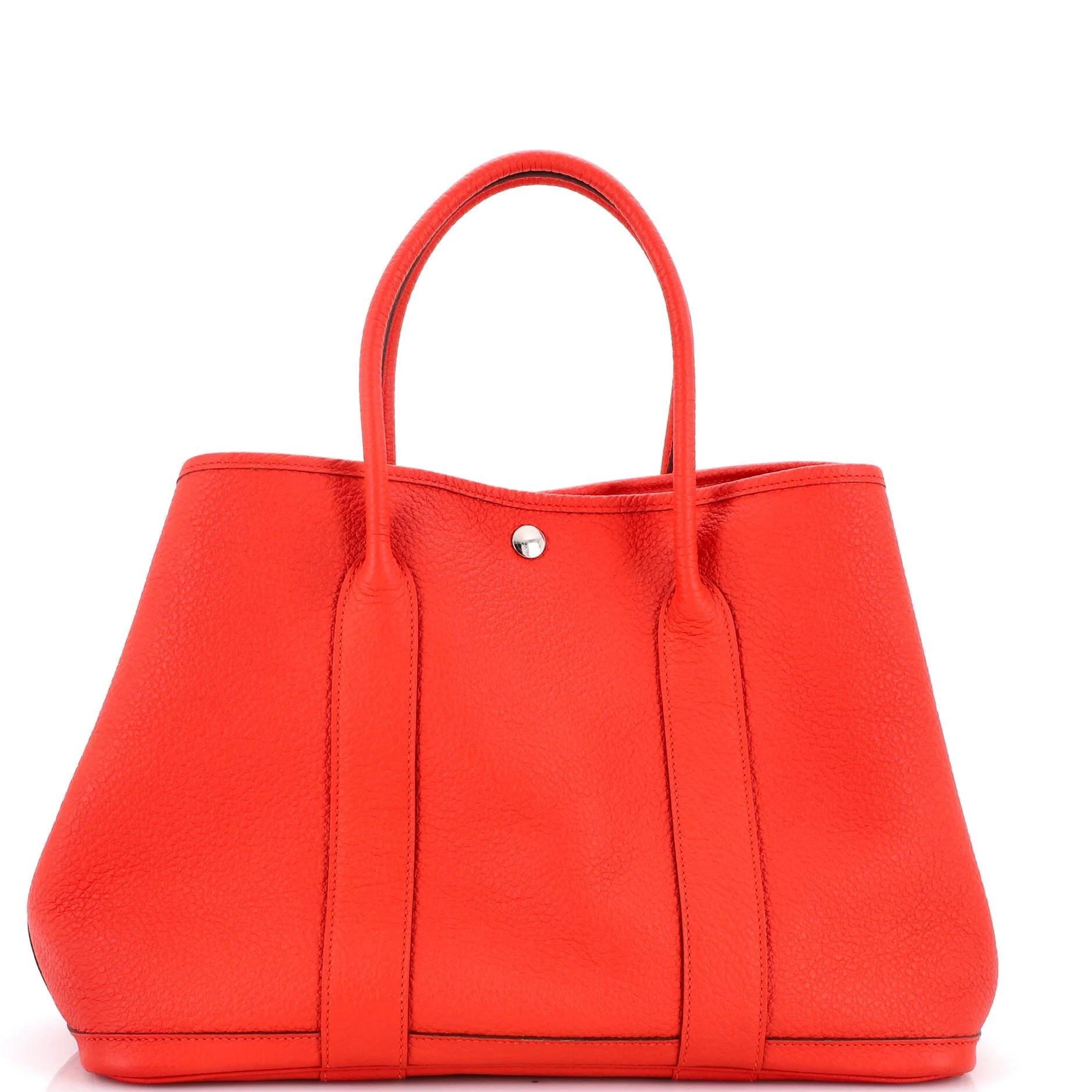 Leather tote