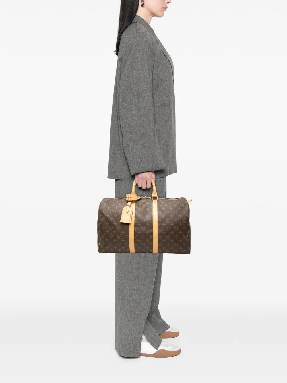 Louis Vuitton 2001 Monogram Keepall 45 travel bag
