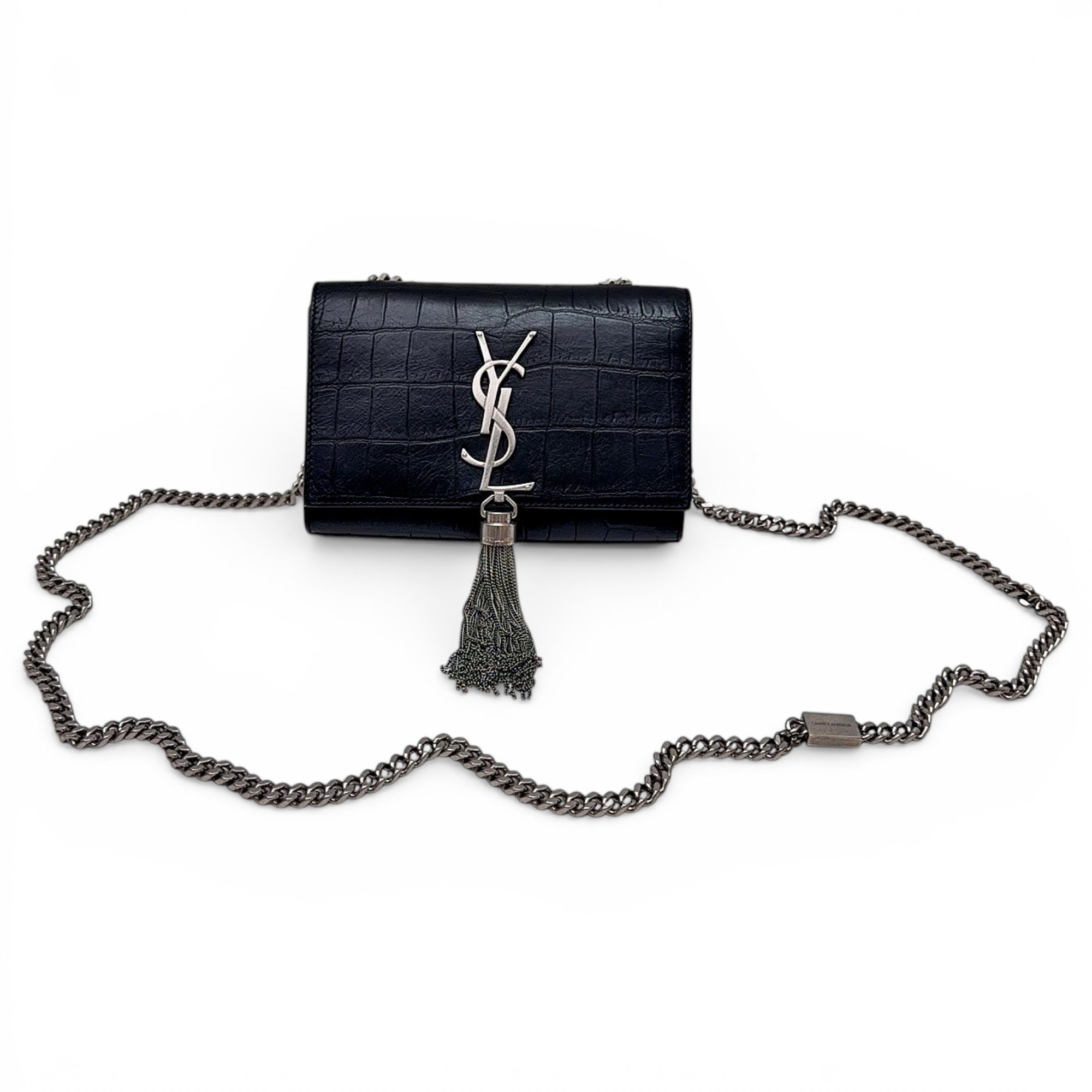 Pompom Kate leather handbag