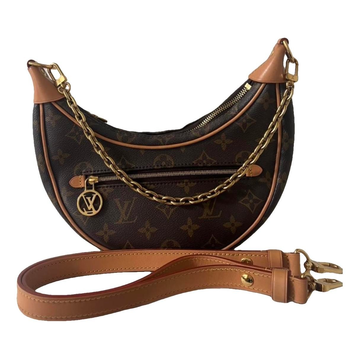 Loop leather handbag