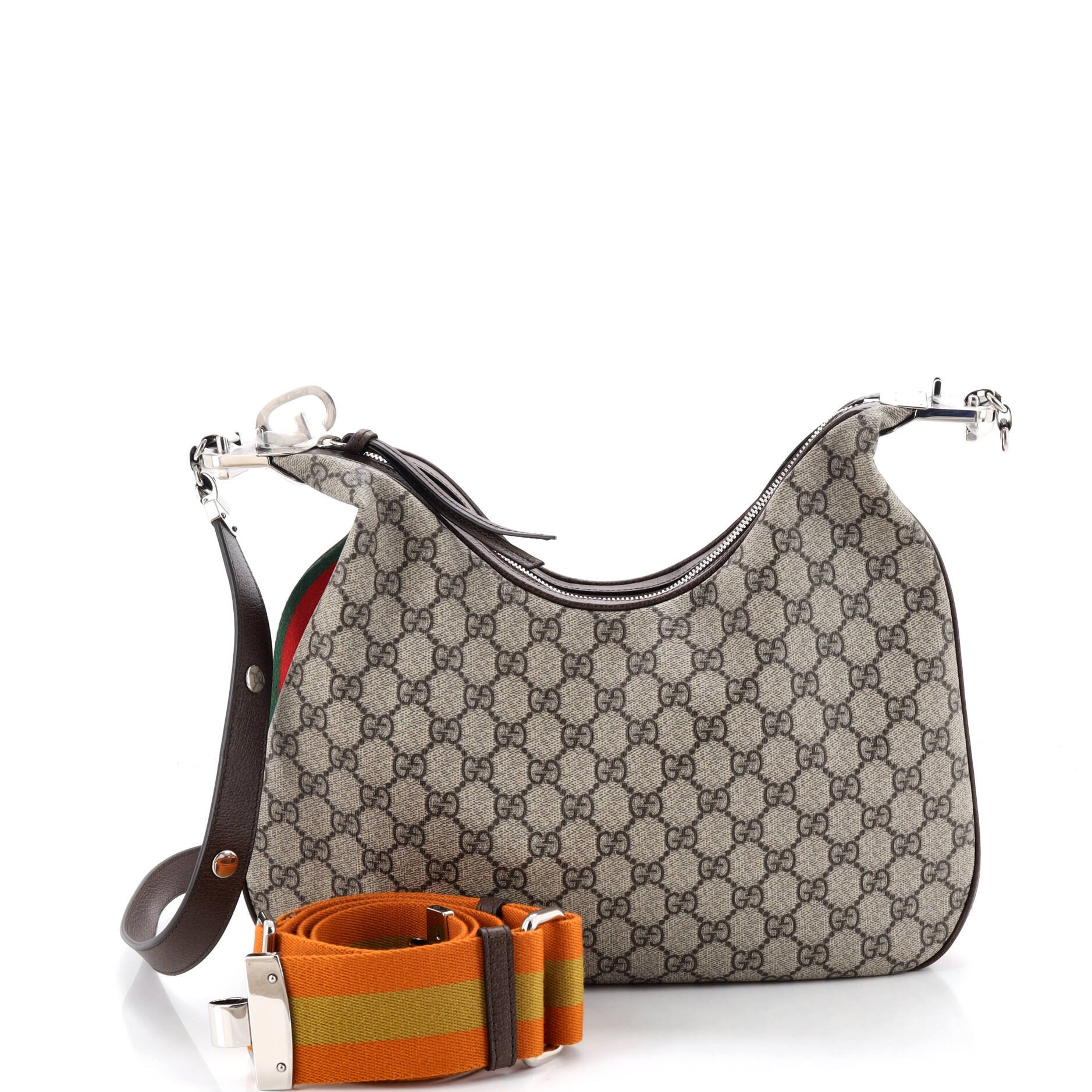 Attache Shoulder Bag GG Coated Canvas Medium