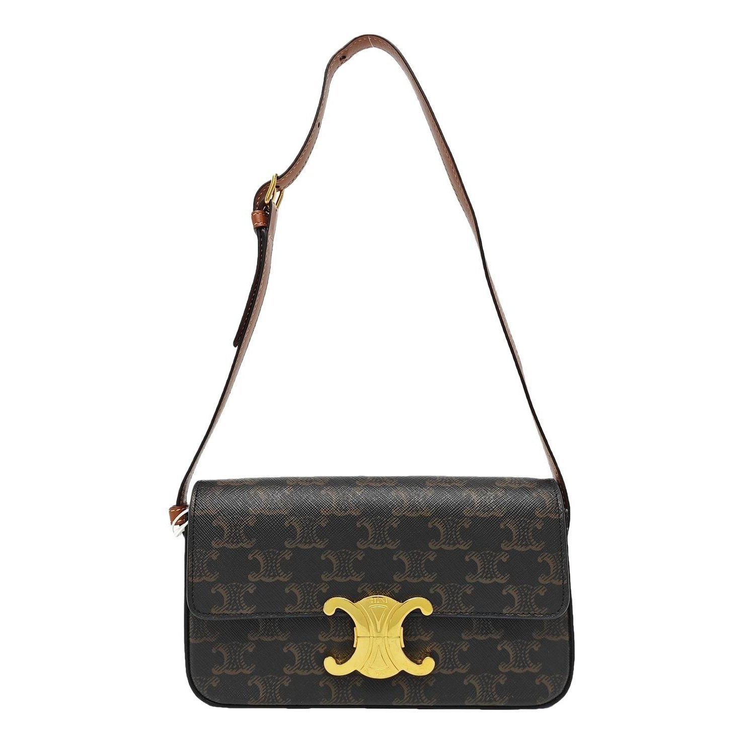Triomphe leather handbag