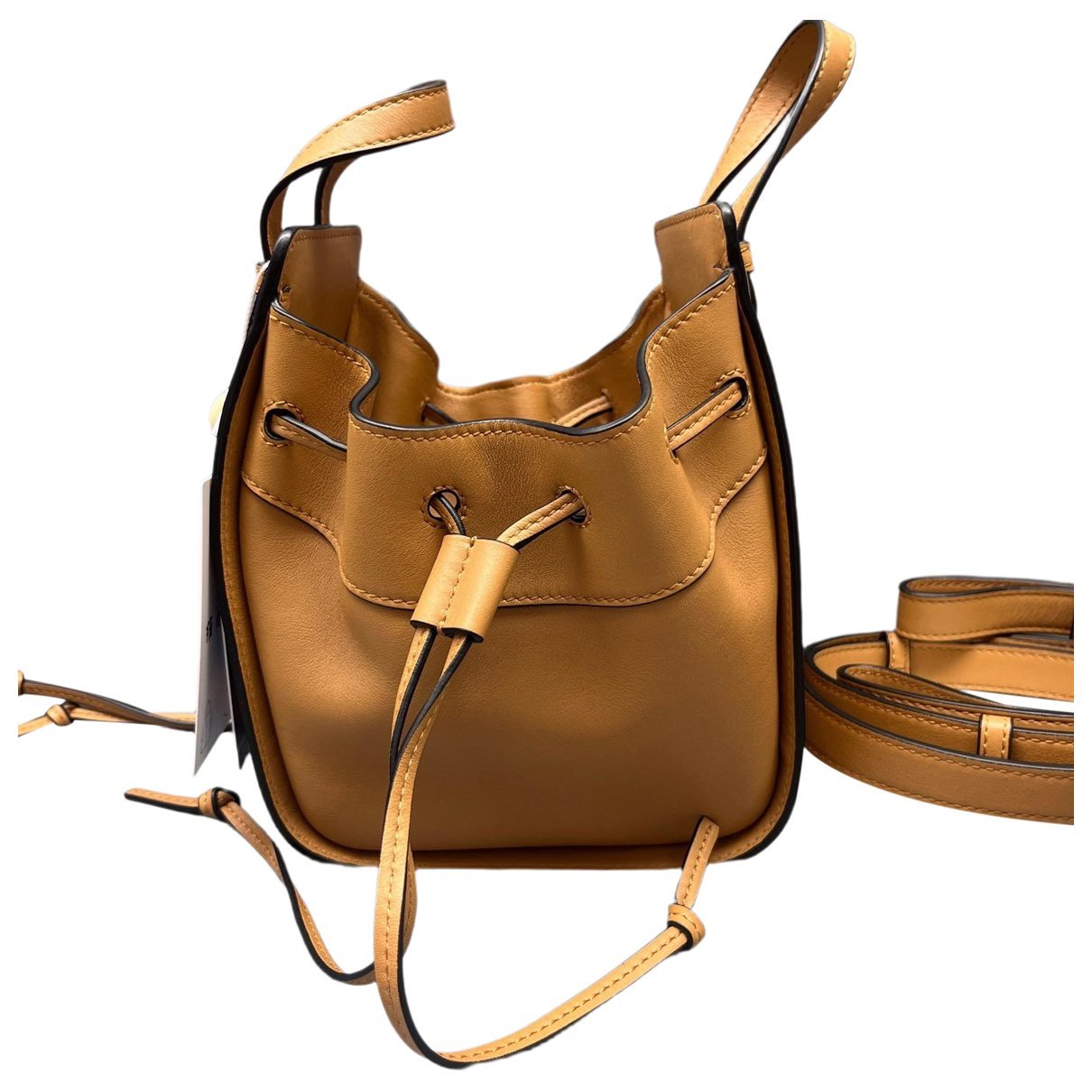 Hammock leather handbag