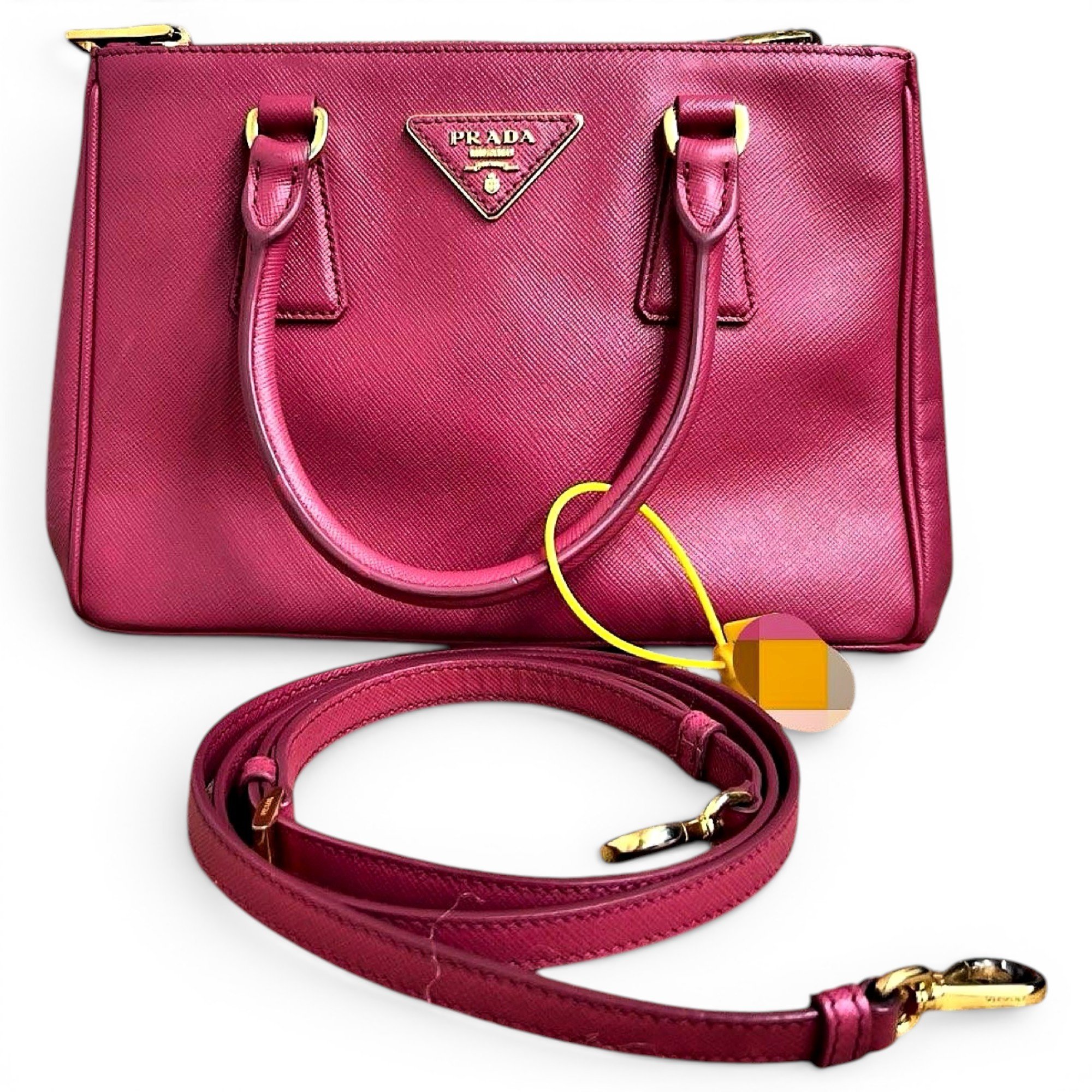 Galleria leather handbag