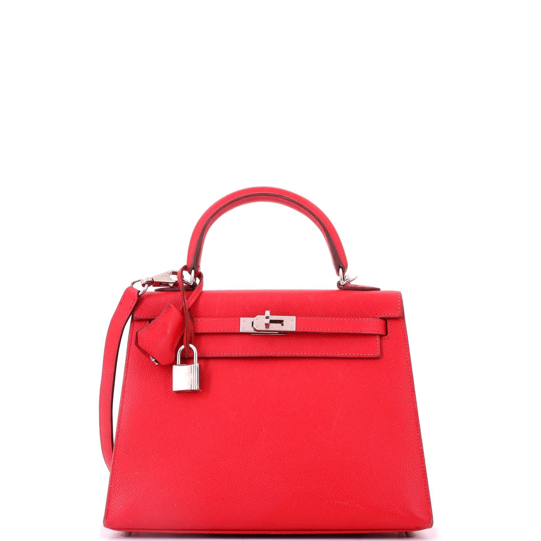 Kelly 25 leather handbag