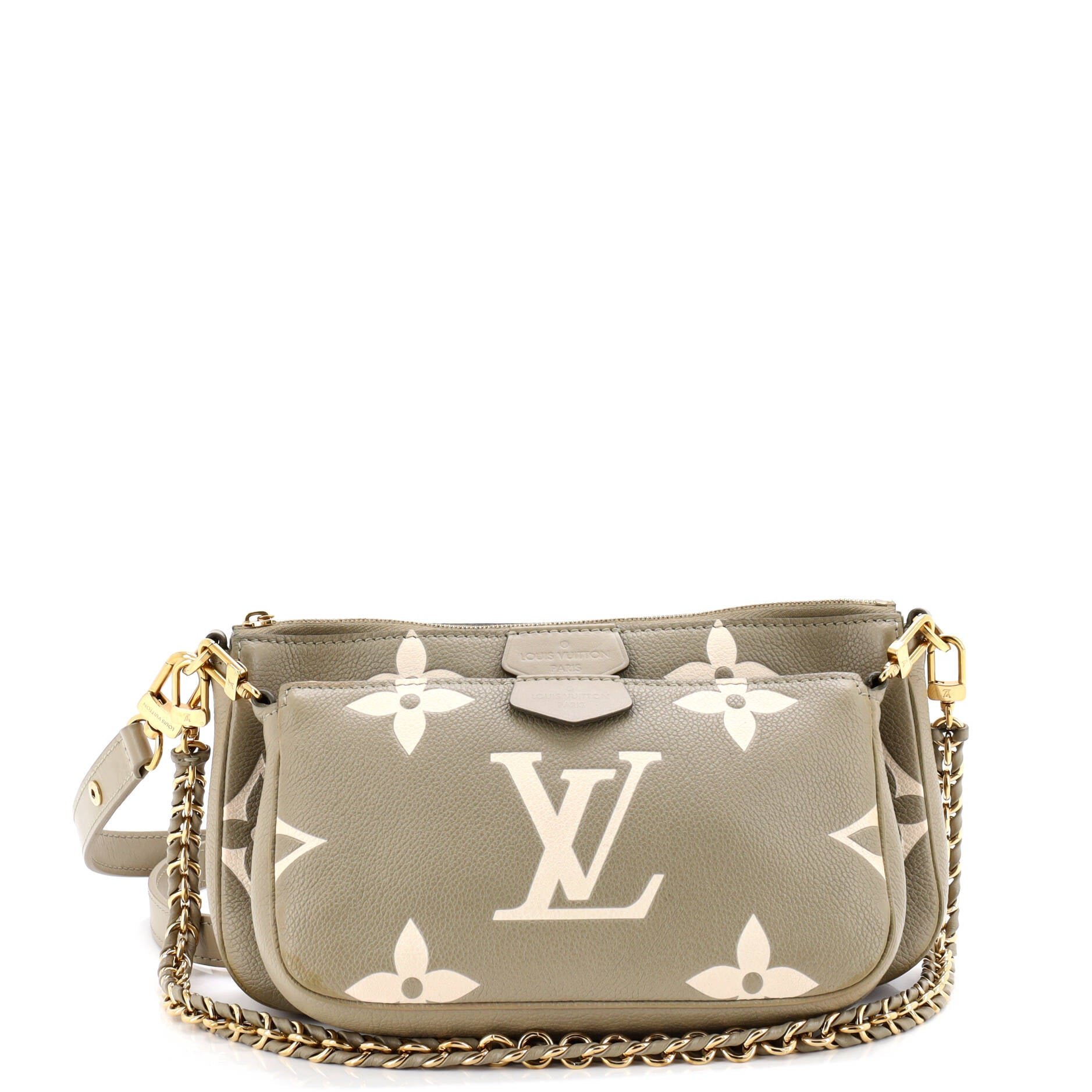 Louis Vuitton Multi Pochette Accessoires Bicolor Monogram Empreinte Giant