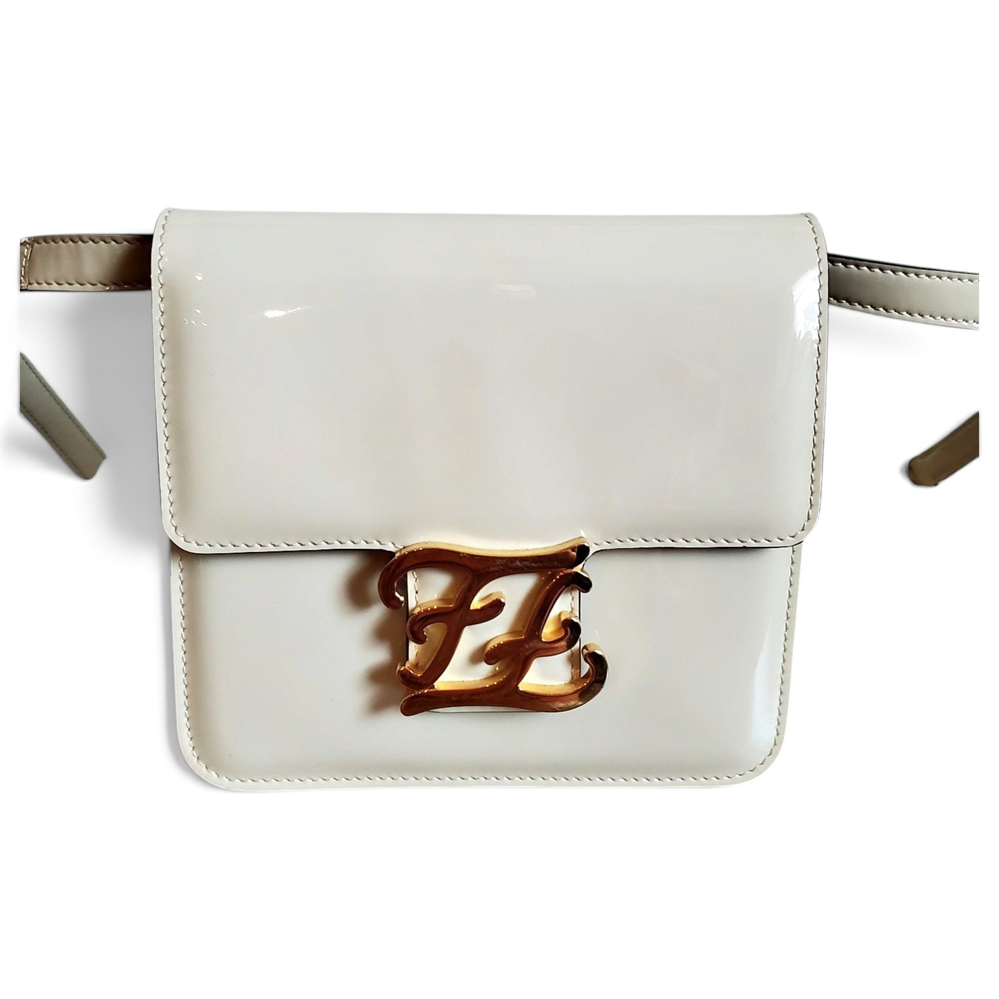Patent leather handbag